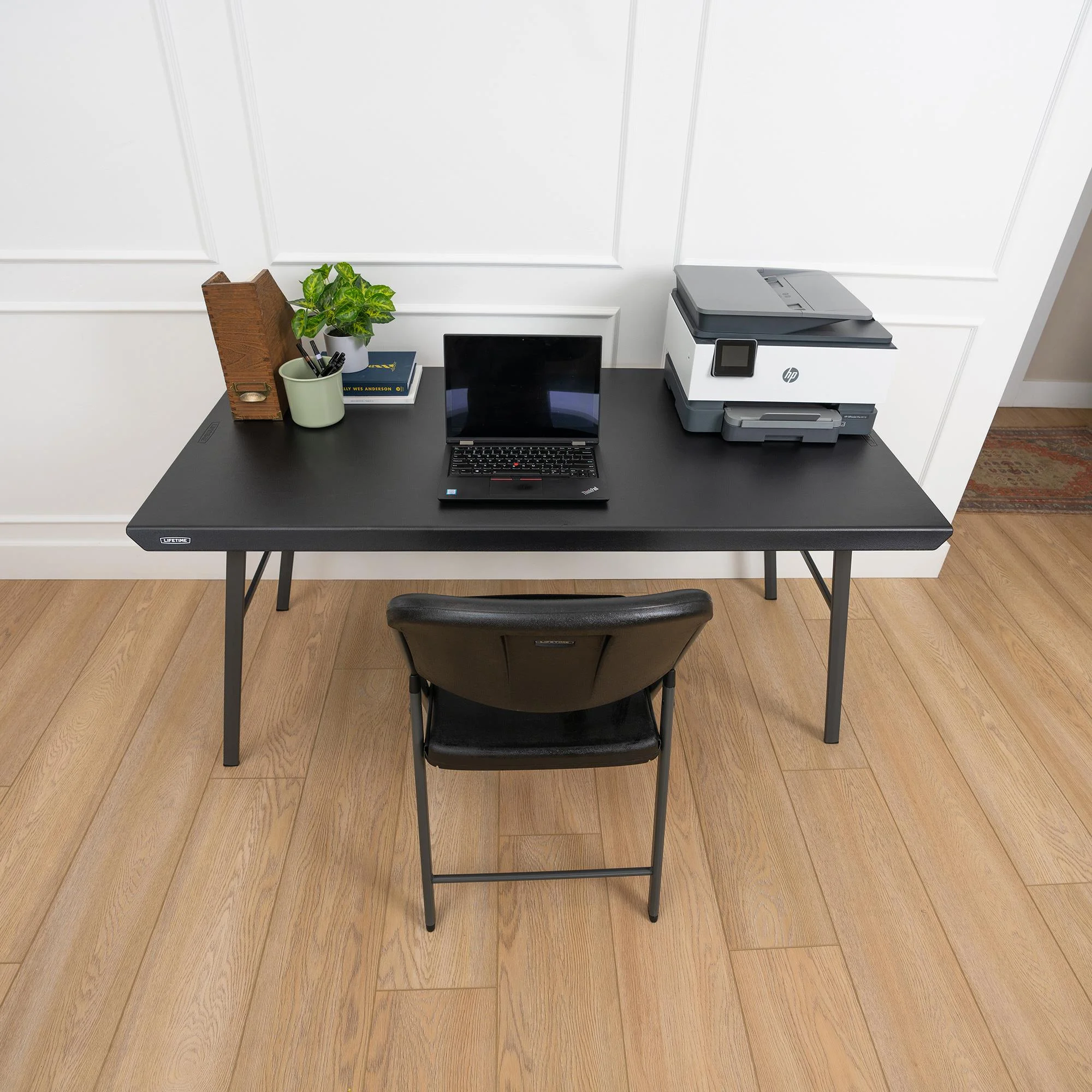 Lifetime 5 ft. Folding Home Office Desk, Black (80957)
