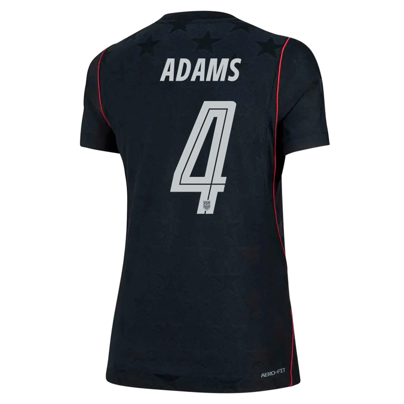 Nike Women's Adams United States Match Authentic Away Jersey 2026 (Dark Obsidian/Pure Platinum)
