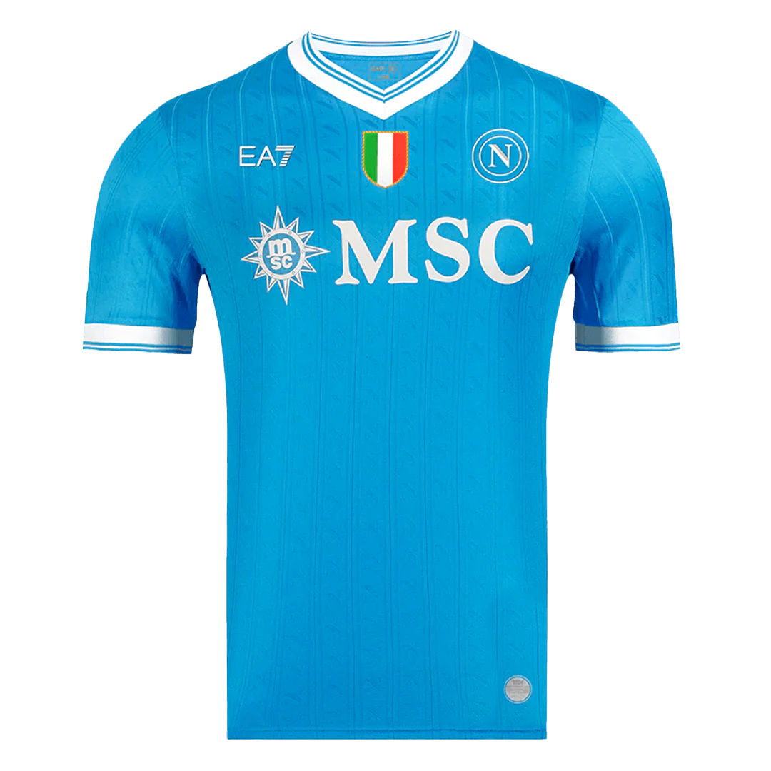 Napoli Home Player Version Soccer Jersey 2025/26