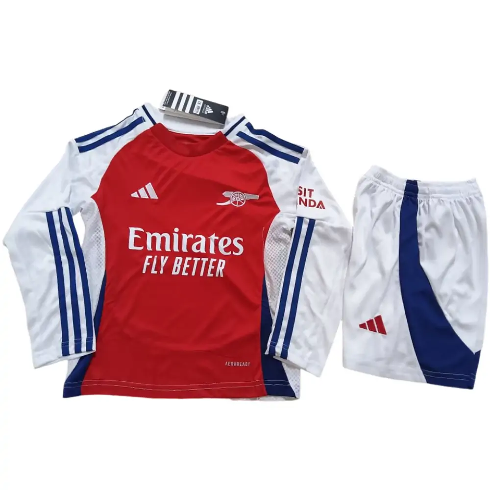 2024/25 Arsenal Home Long Sleeve Shirt - Kids Clothing