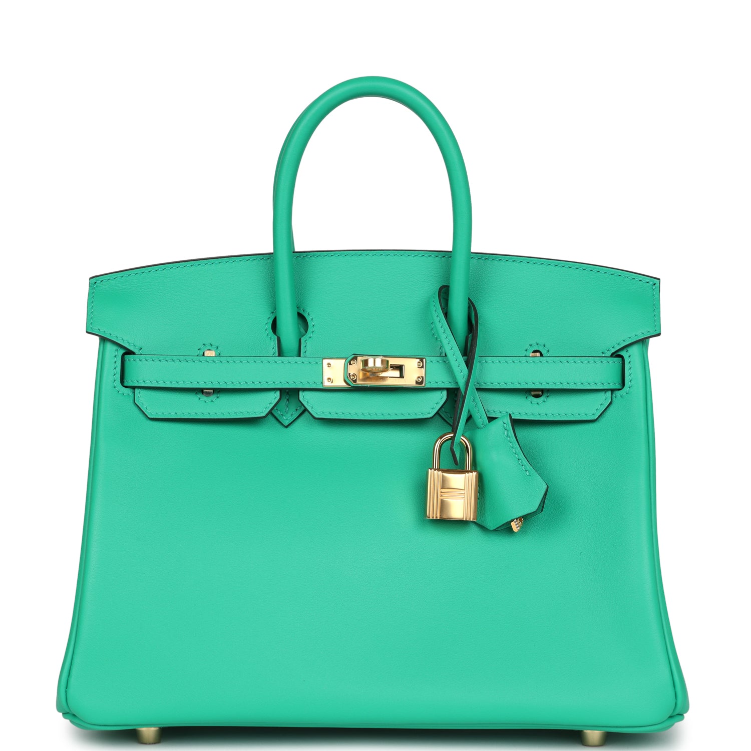 Birkin 25 Menthe Swift Gold Hardware