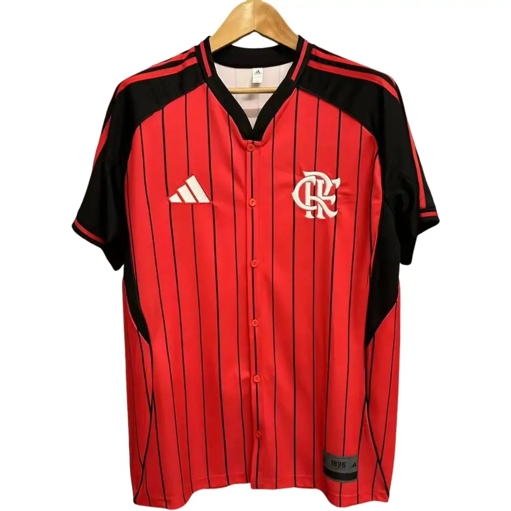 25-26 Flamenco Baseball Jersey Red