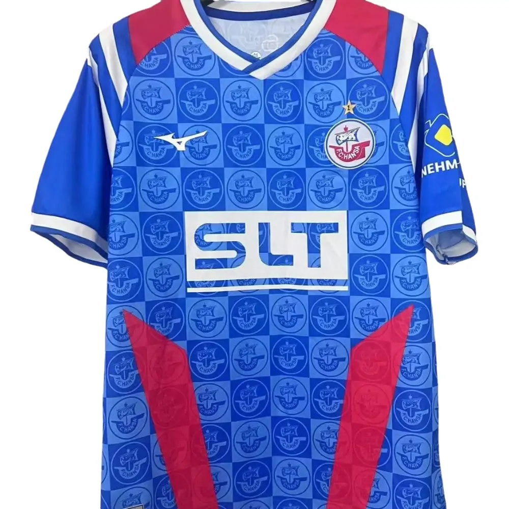2025-26 FC Hansa Rostock Home kit - Short Sleeve Fans Edition