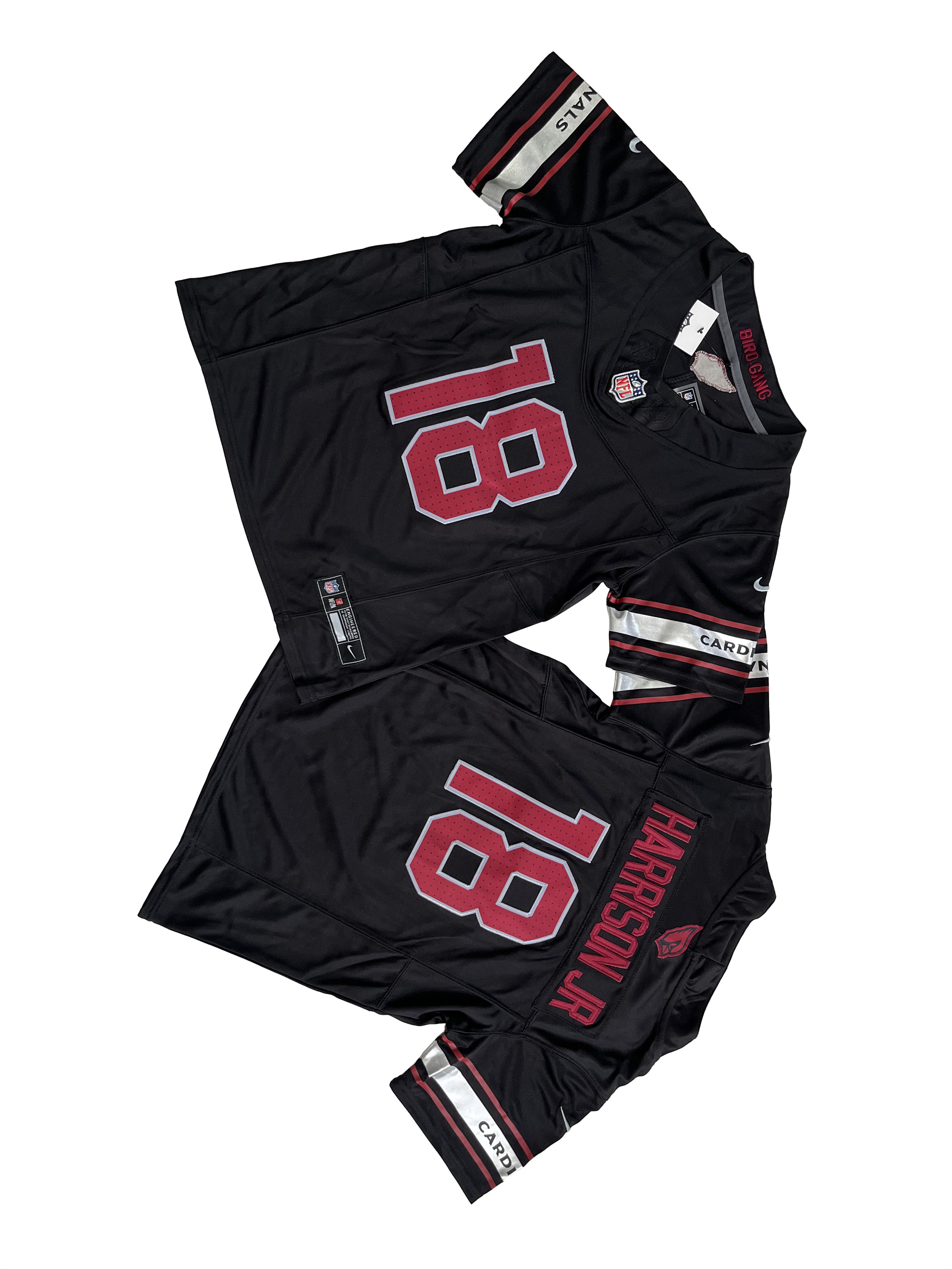 Youth Arizona Cardinals Marvin Harrison Jr Black Vapor F.U.S.E. Limited Jersey