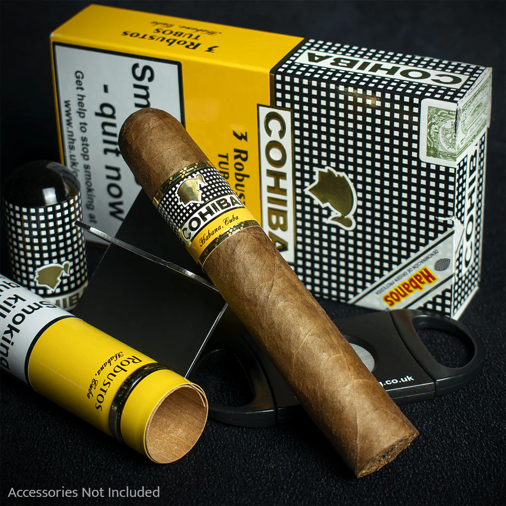 Cohiba Robustos Tubos Cuban Cigar - Single