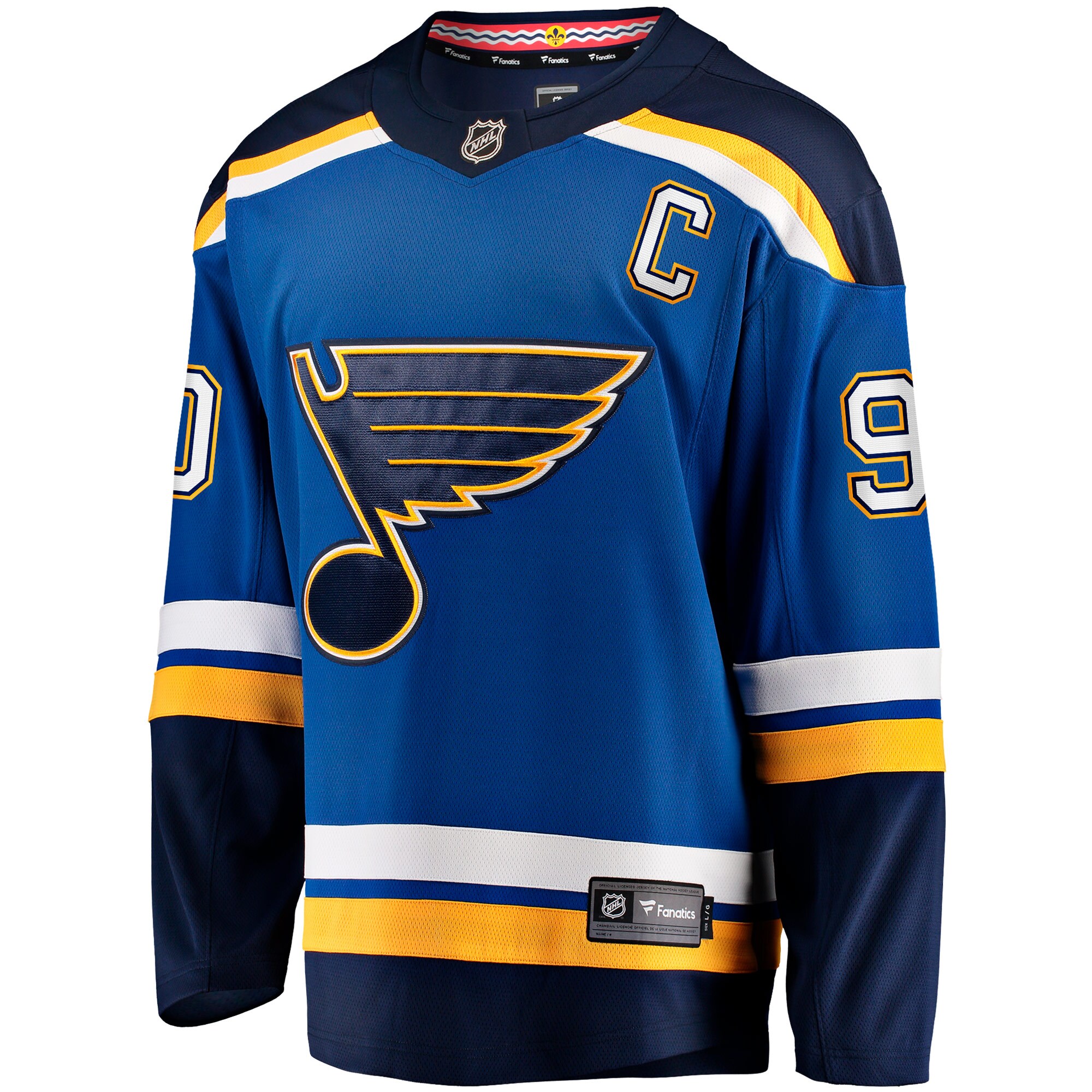 Ryan O’Reilly St. Louis Blues Fanatics Home Captain Premier Breakaway   Jersey – Blue