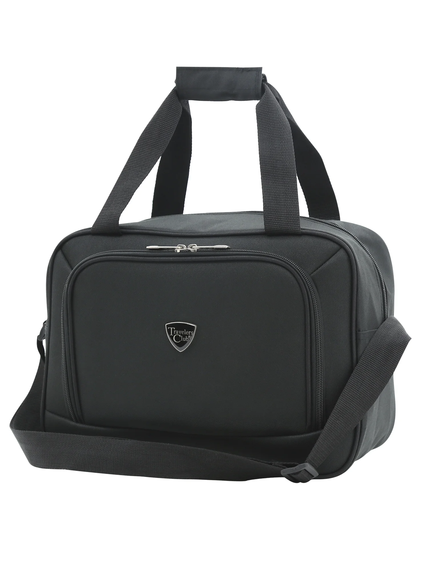 Travelers Club Chicago Plus 5pc Expandable Hardside Luggage Set, Black