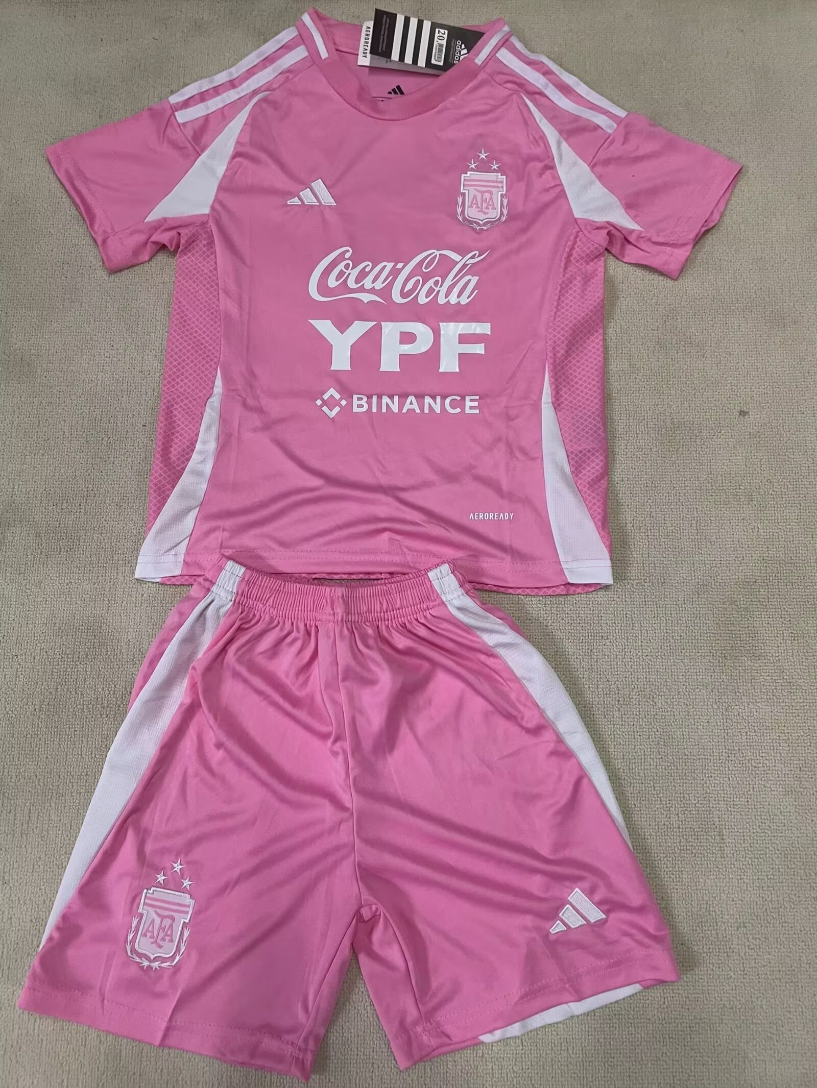 25-26 Argentina Pink Jersey - Kids