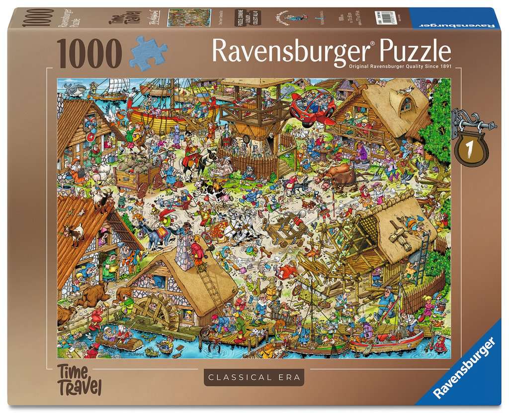 Ray's Comic Series - Time Travel No. 1 by Ray Nicholson - 1000 Piece Jigsaw Puzzle (Ravensburger)