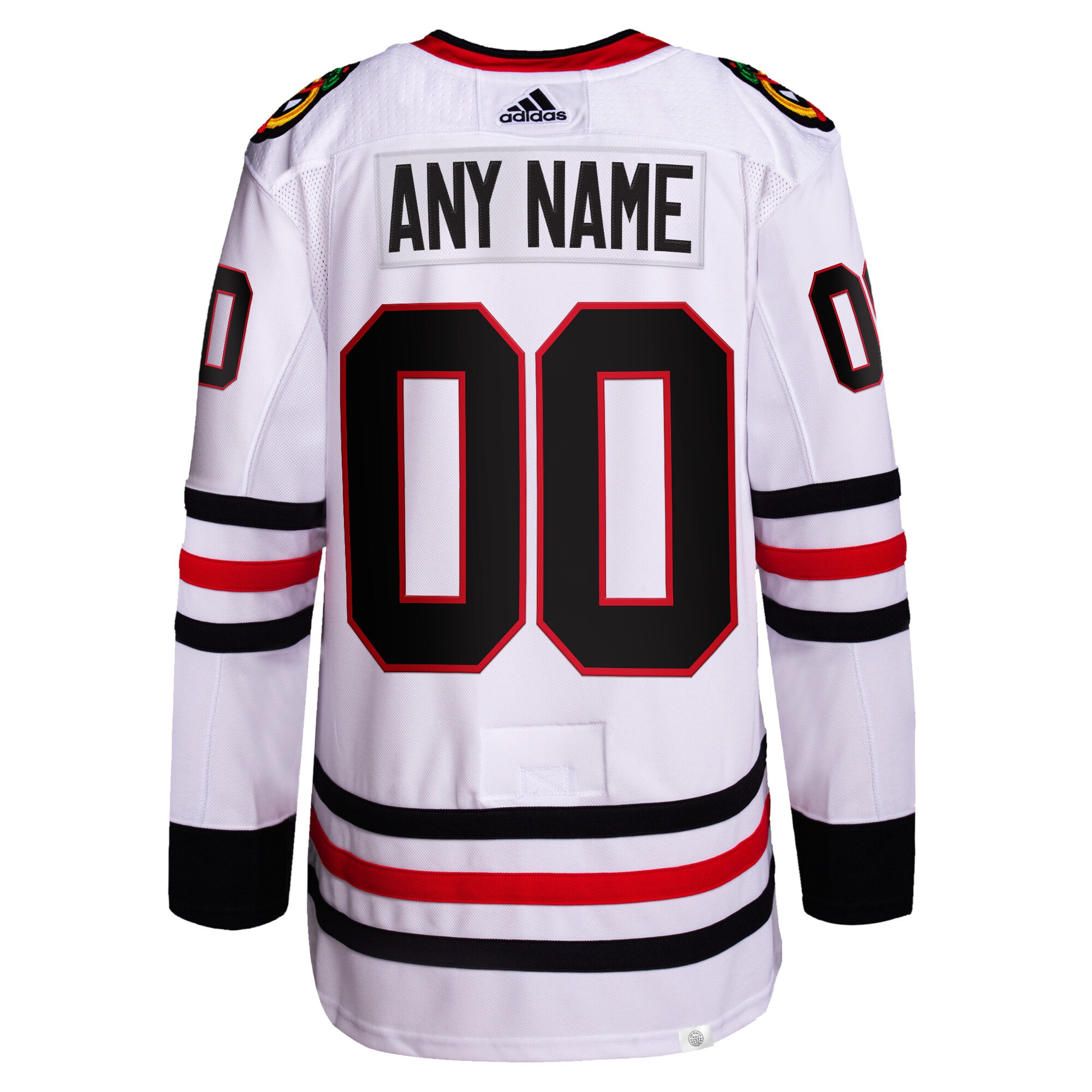 Chicago Blackhawks   Away  Primegreen  Custom Jersey – White