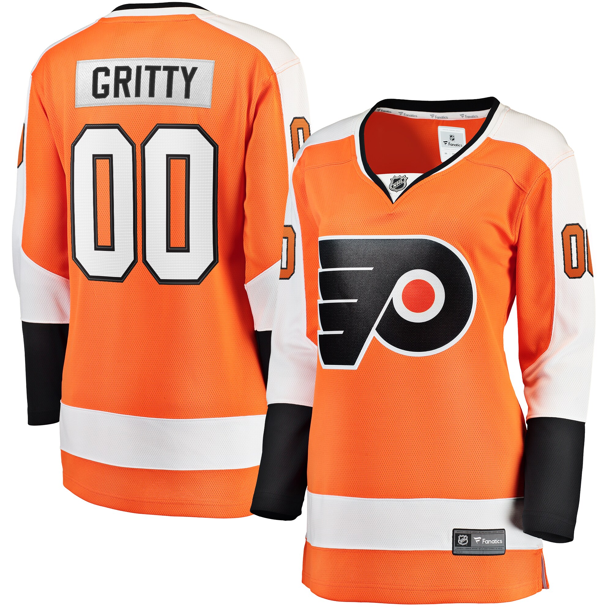 Gritty Philadelphia Flyers Women’s Fanatics Breakaway   Jersey – Orange