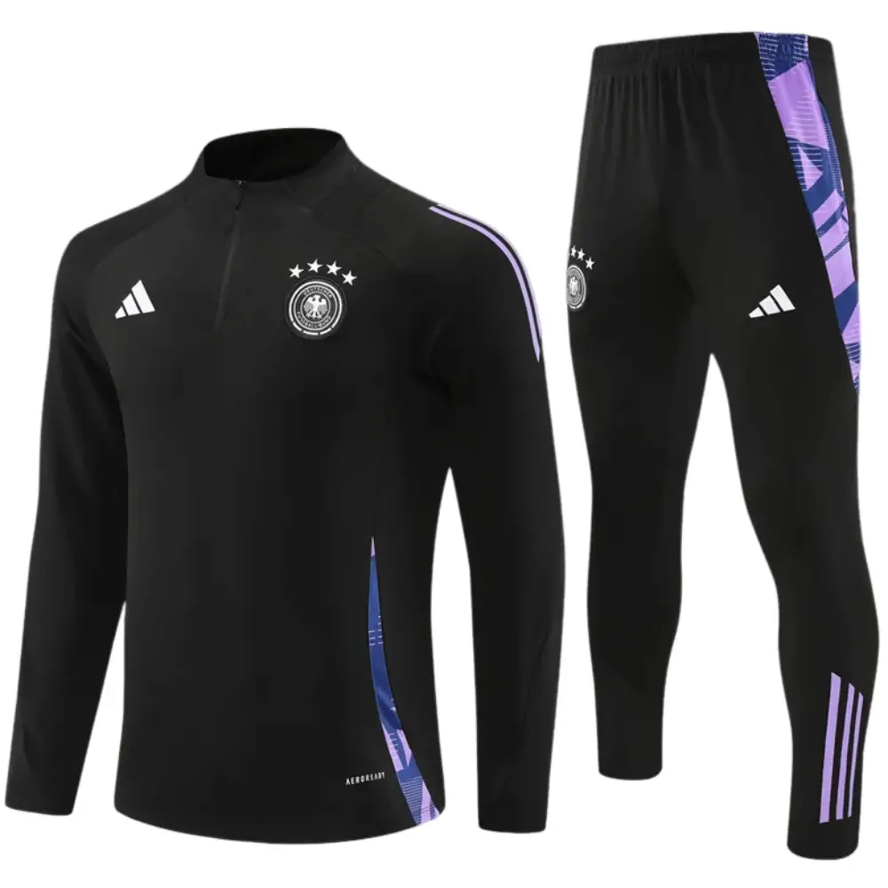 2024-25 New Season-German Purple [Little Adidas Edition]-Children-Training Suit