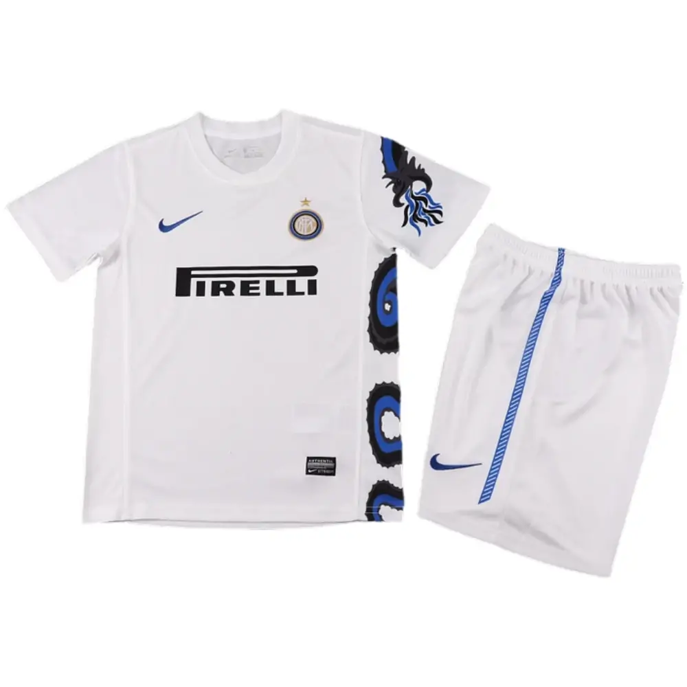 2010 Inter Milan Away Retro Children's Jersey Set - Fans Edition