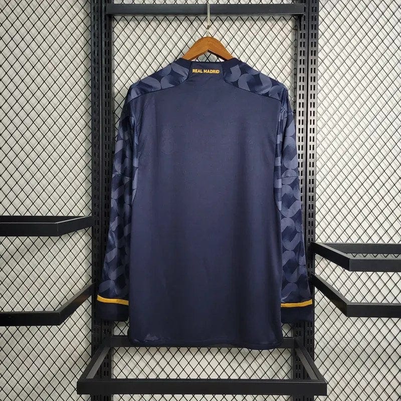 2023/2024 Long Sleeve Real Madrid Away Football Shirt 1:1 Thai Quality
