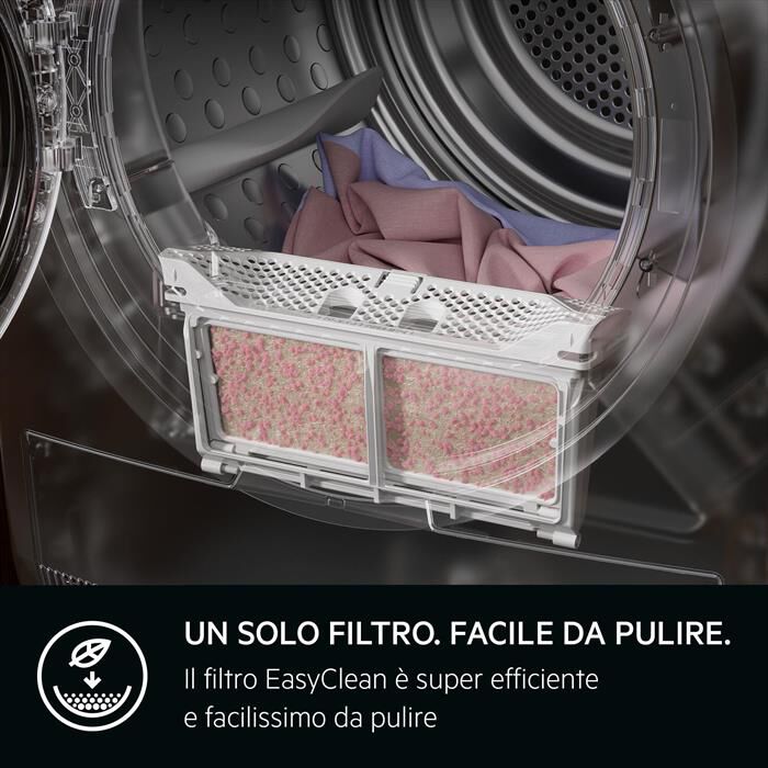 AEG - Asciugatrice TR7HG8C 8Kg Classe C-Bianco