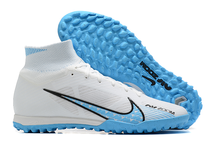 Assassin XV high-top fully knitted waterproof MD air cushion grass spike football shoes