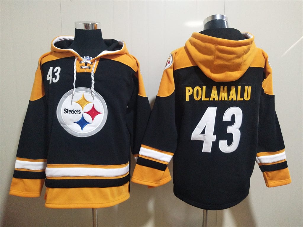Pittsburgh Steelers Hoodie #43 POLAMALU