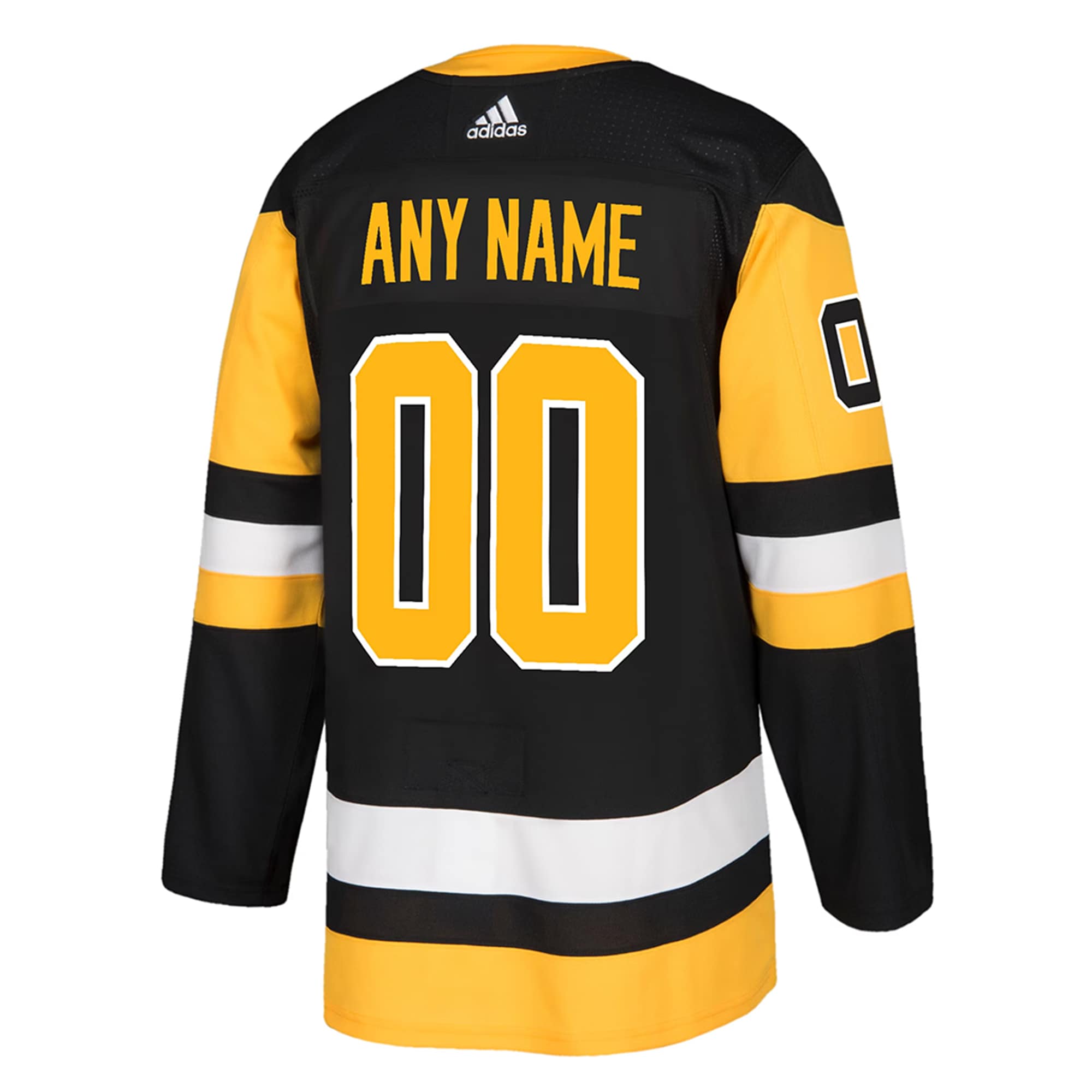 Pittsburgh Penguins   Custom Jersey – Black