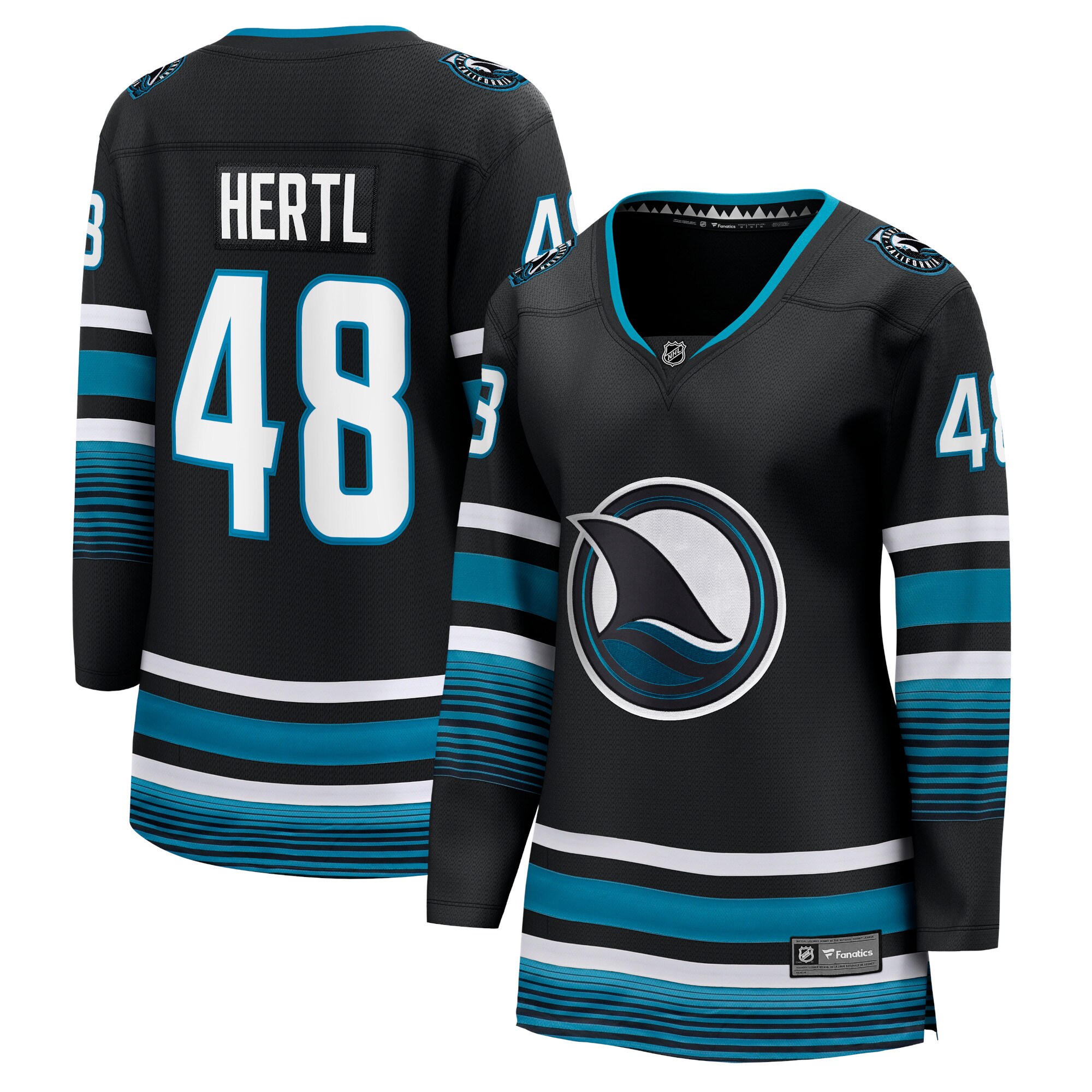 Tomas Hertl San Jose Sharks Fanatics Women’s Alternate Premier Breakaway   Jersey – Black