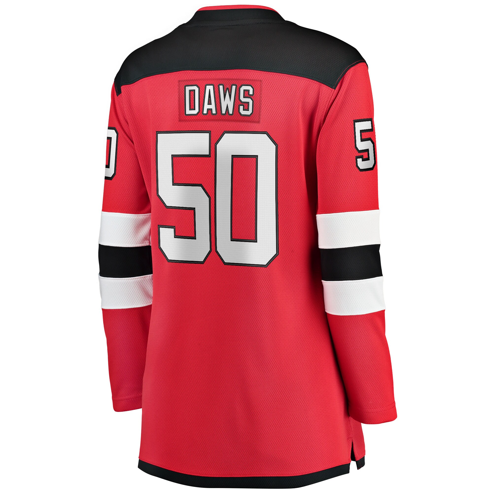 Nico Daws New Jersey Devils Fanatics Women’s Home Breakaway   Jersey – Red