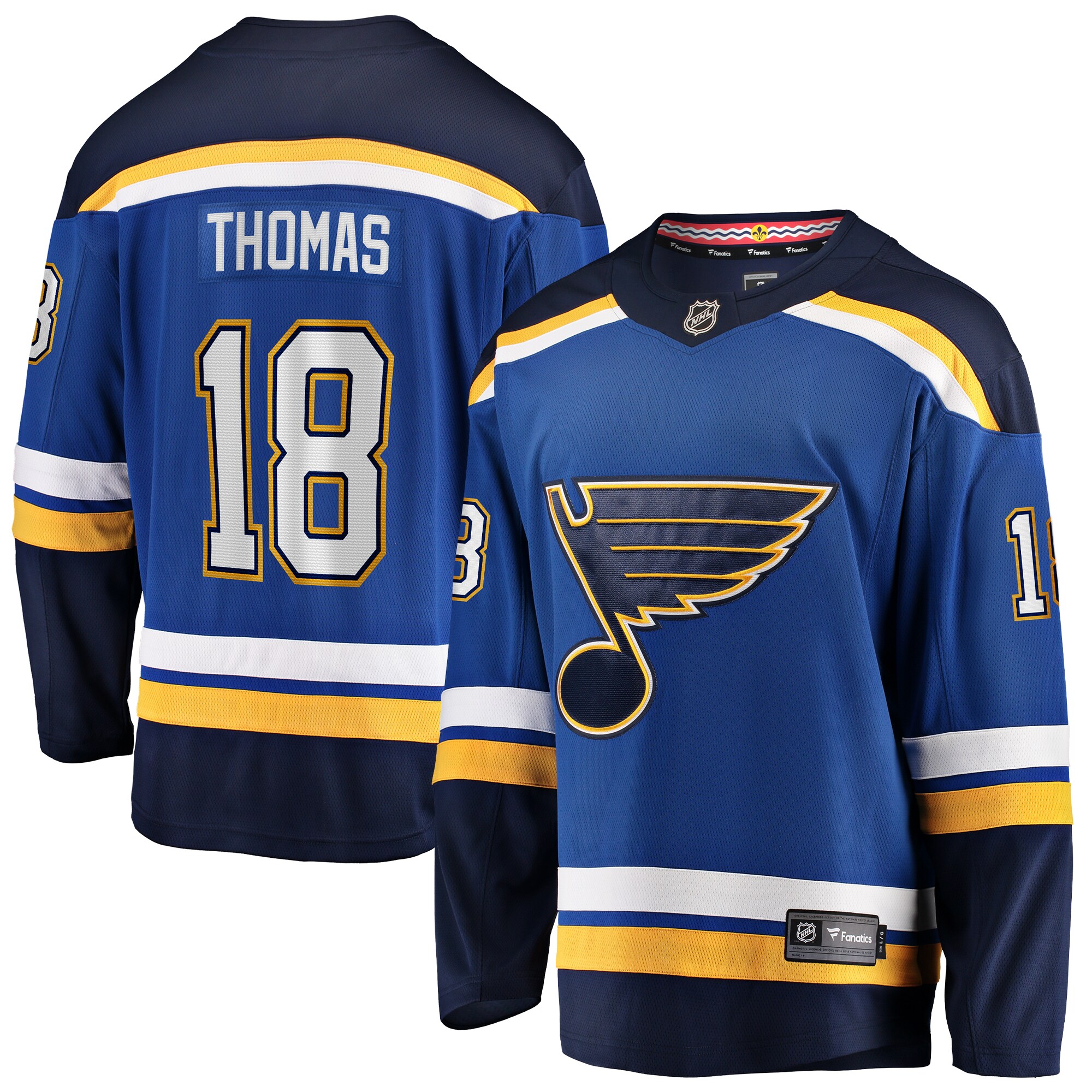 Robert Thomas St. Louis Blues Fanatics Home Breakaway   Jersey – Blue