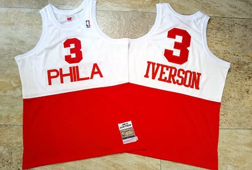 Allen Iverson Philadelphia 76ers Throwback Jersey