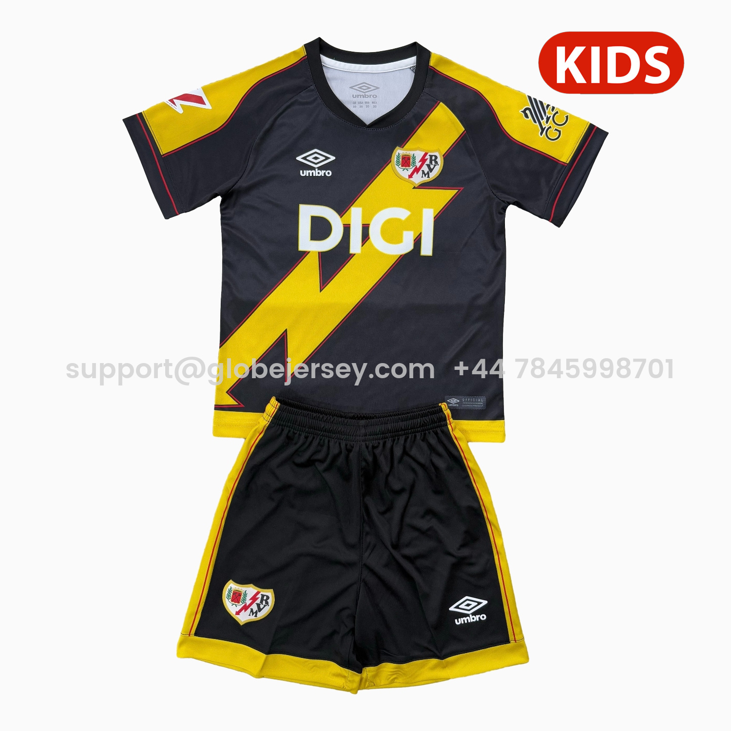 Rayo Vallecano 25-26 Third Kids Kit
