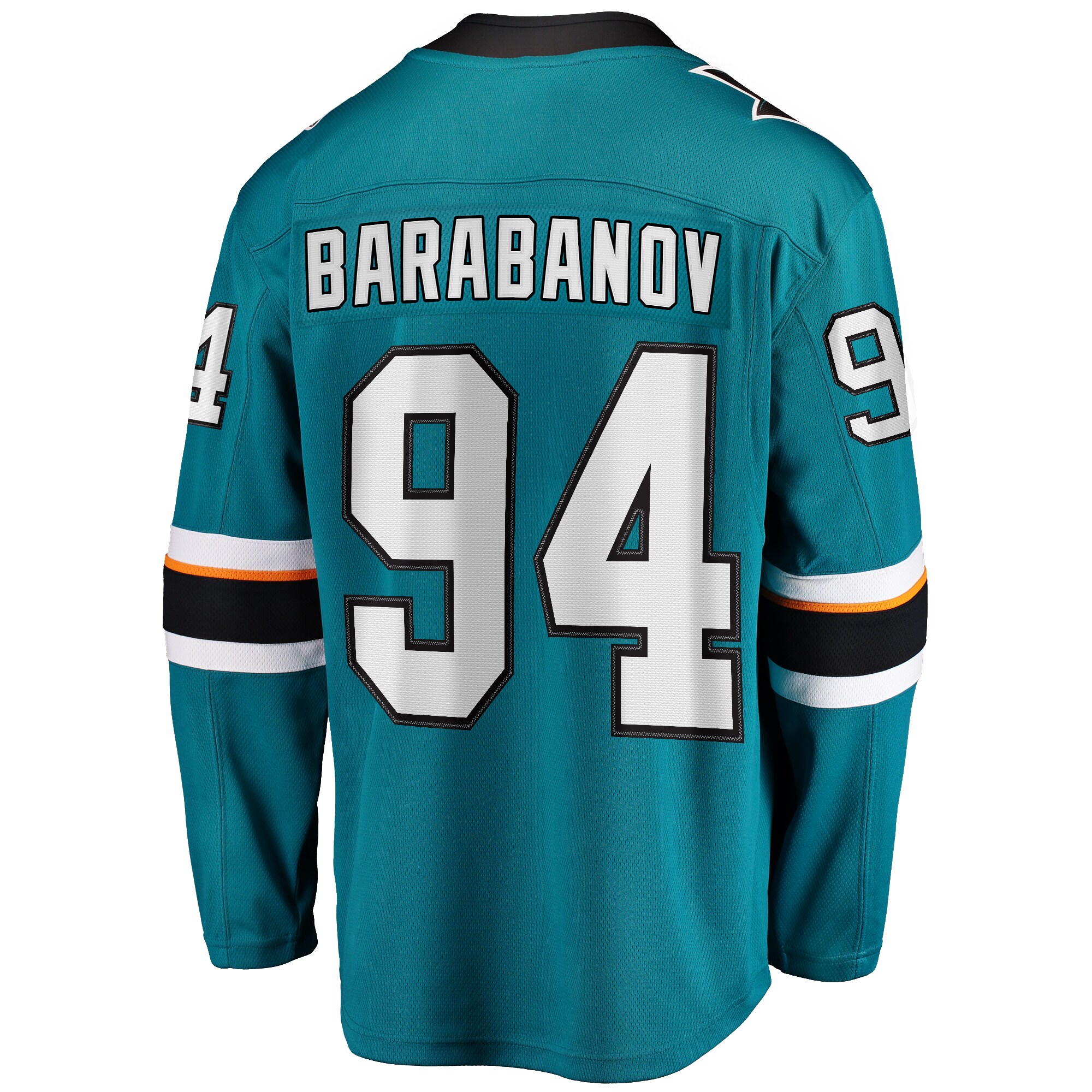Alexander Barabanov San Jose Sharks Fanatics Home Breakaway Jersey – Teal
