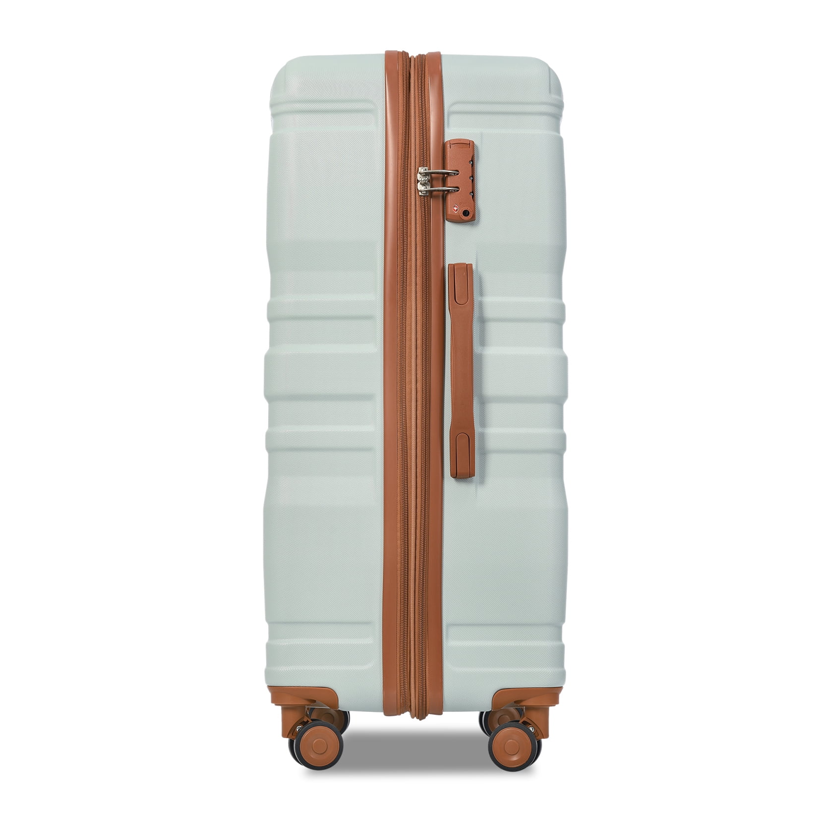 Luggage Suitcase 3 Piece Sets, New Model Expandable ABS Hardshell Luggage, Lightweight Carry-on Suitcase Sets with Spinner Wheels & TSA Lock, 20''/ 24''/ 28'', Blue Gray