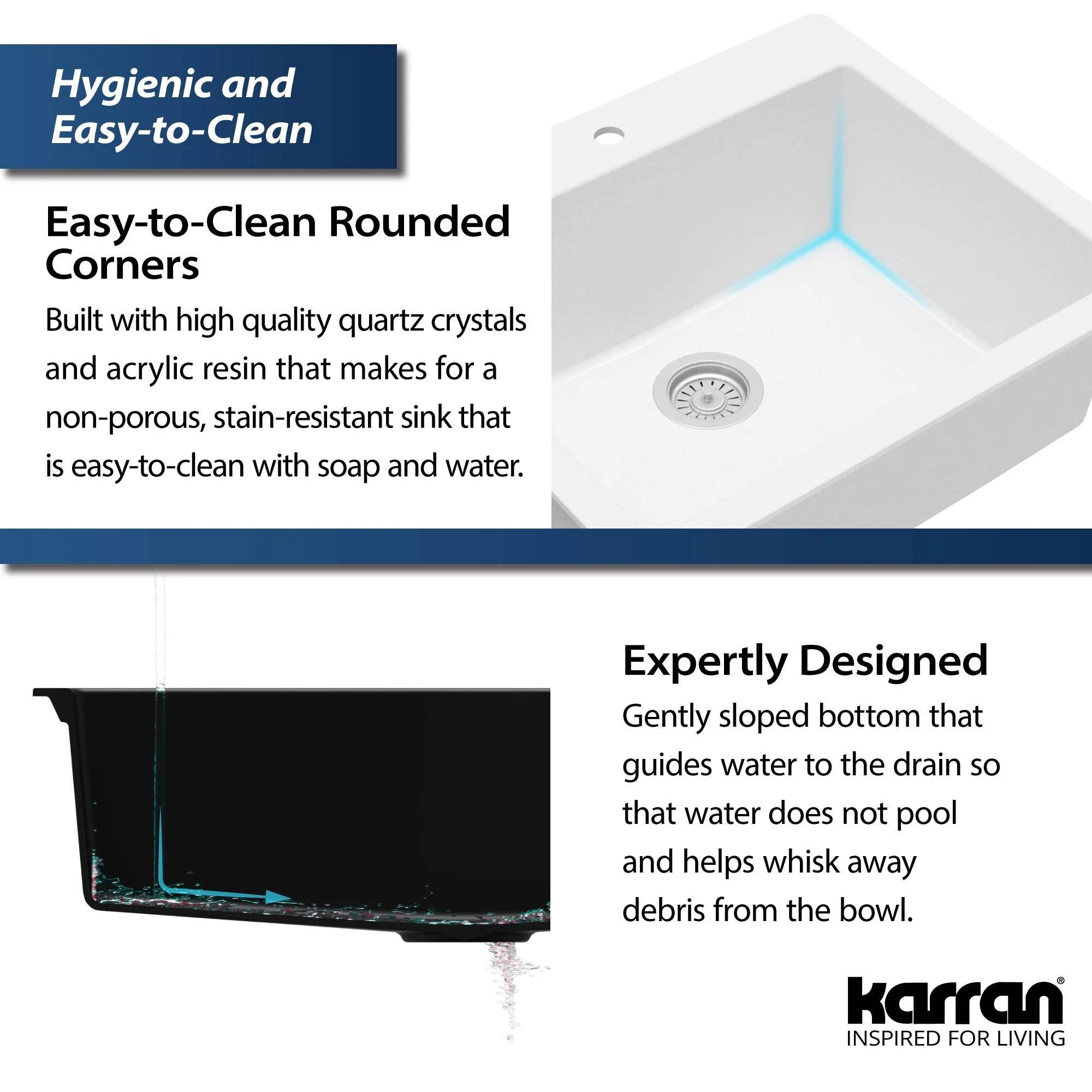 Karran Usa Qt-820 Top Mount 25