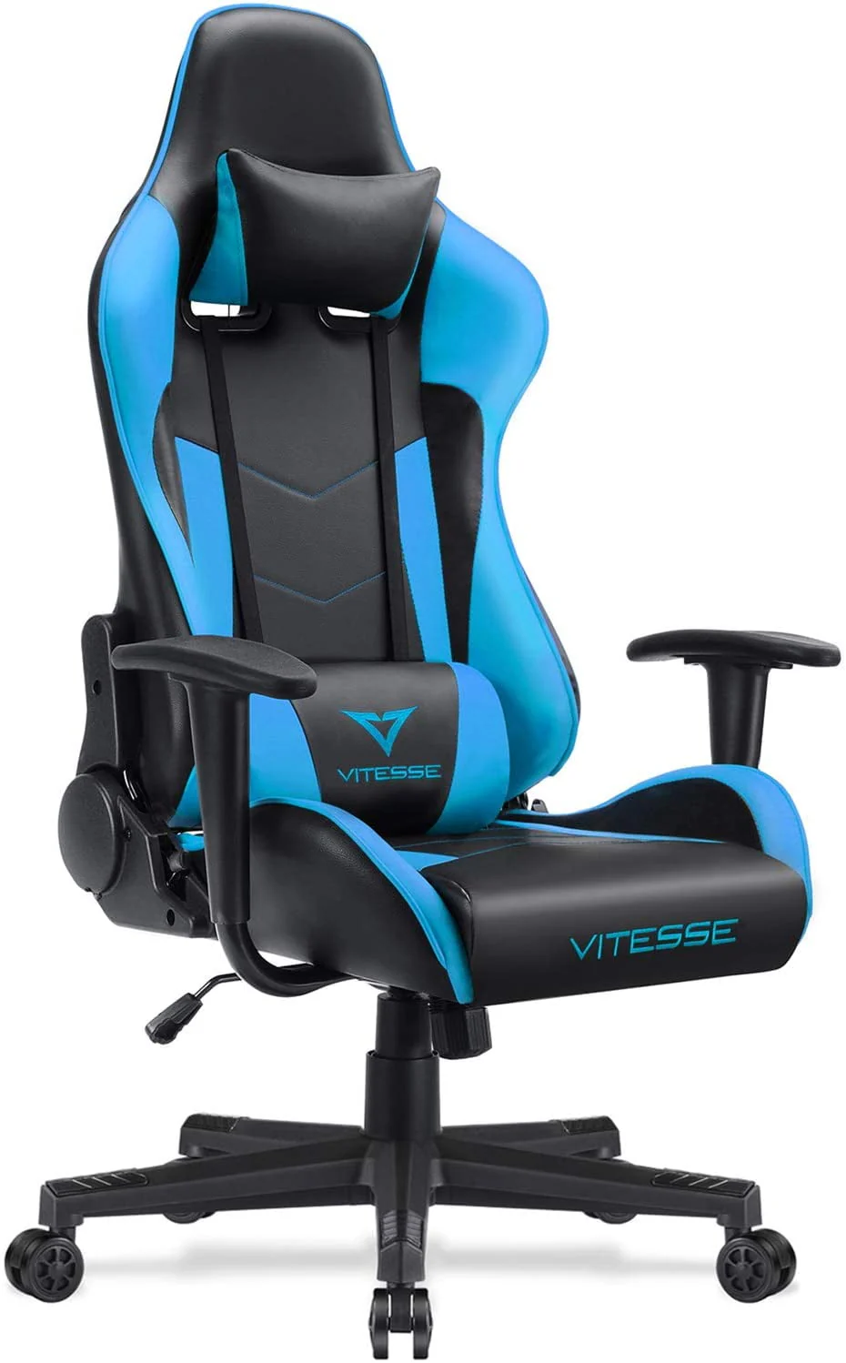 Vitesse gaming chair, 2022 Racing style gamer chair for teens,Comfortable High Back game chair,Lumbar Support and Headrest Computer Desk Chair with Height Adjustable Swivel Office Chair