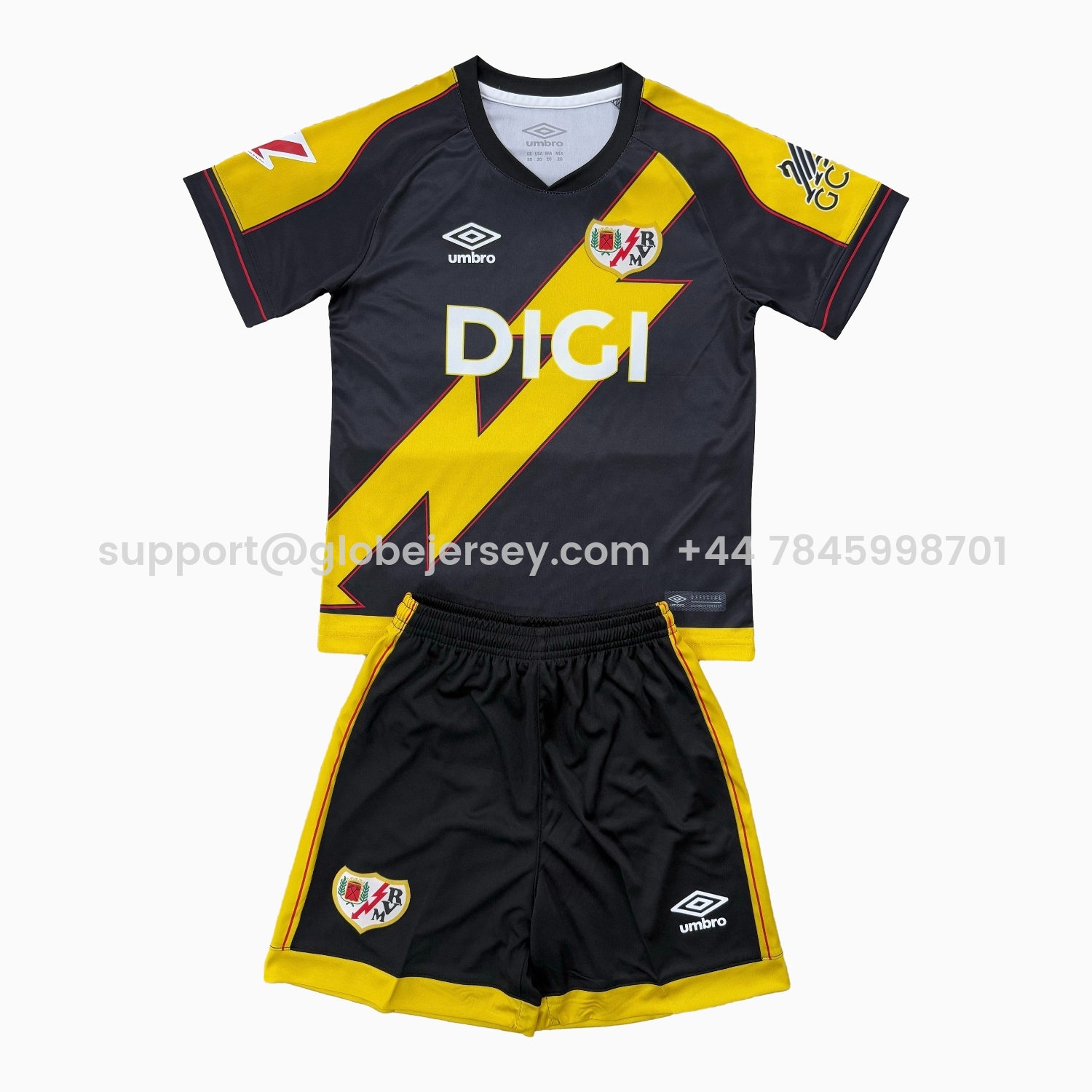 Rayo Vallecano 25-26 Third Men's Adult Jersey Set - Fans Version