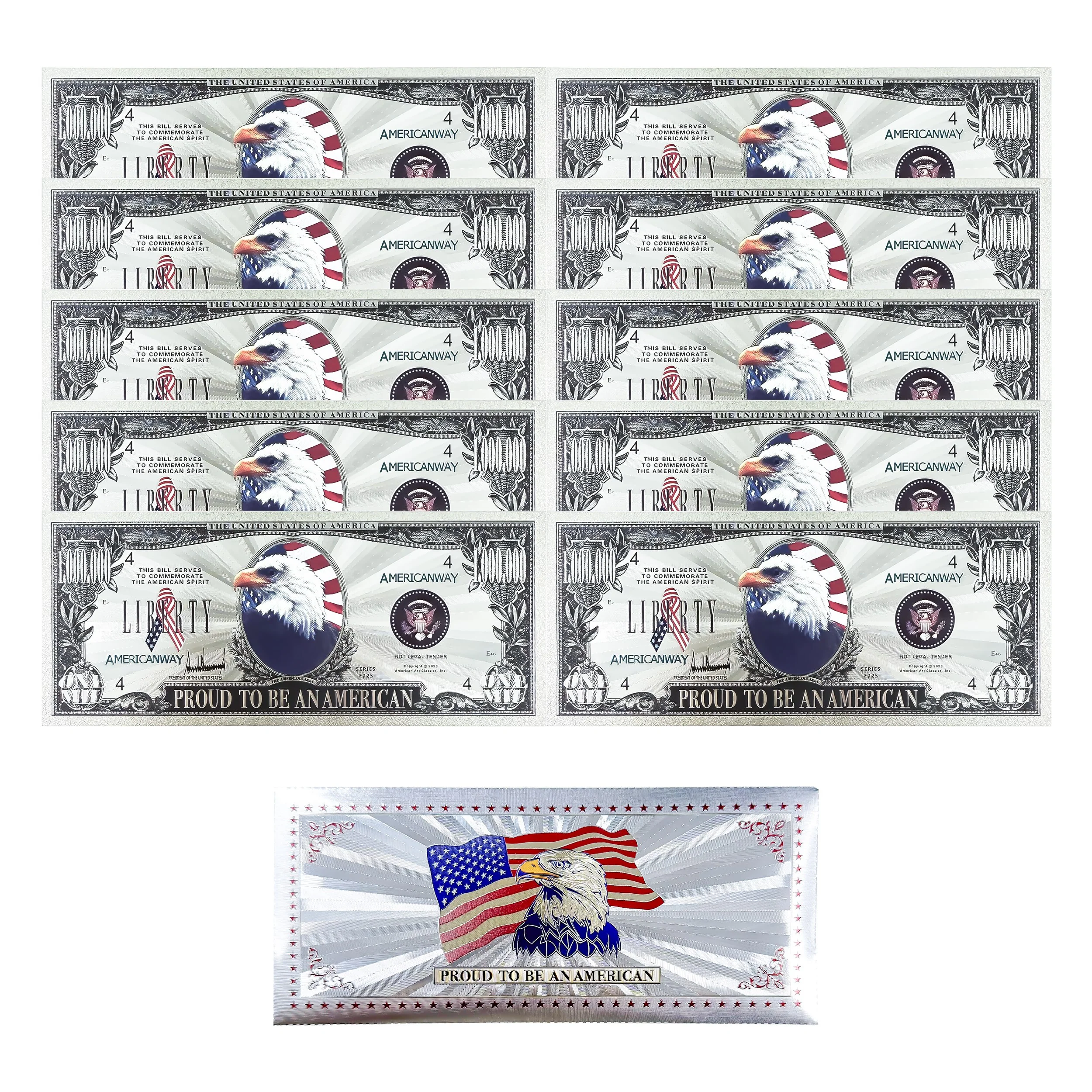 One Million Silver Eagle Bill