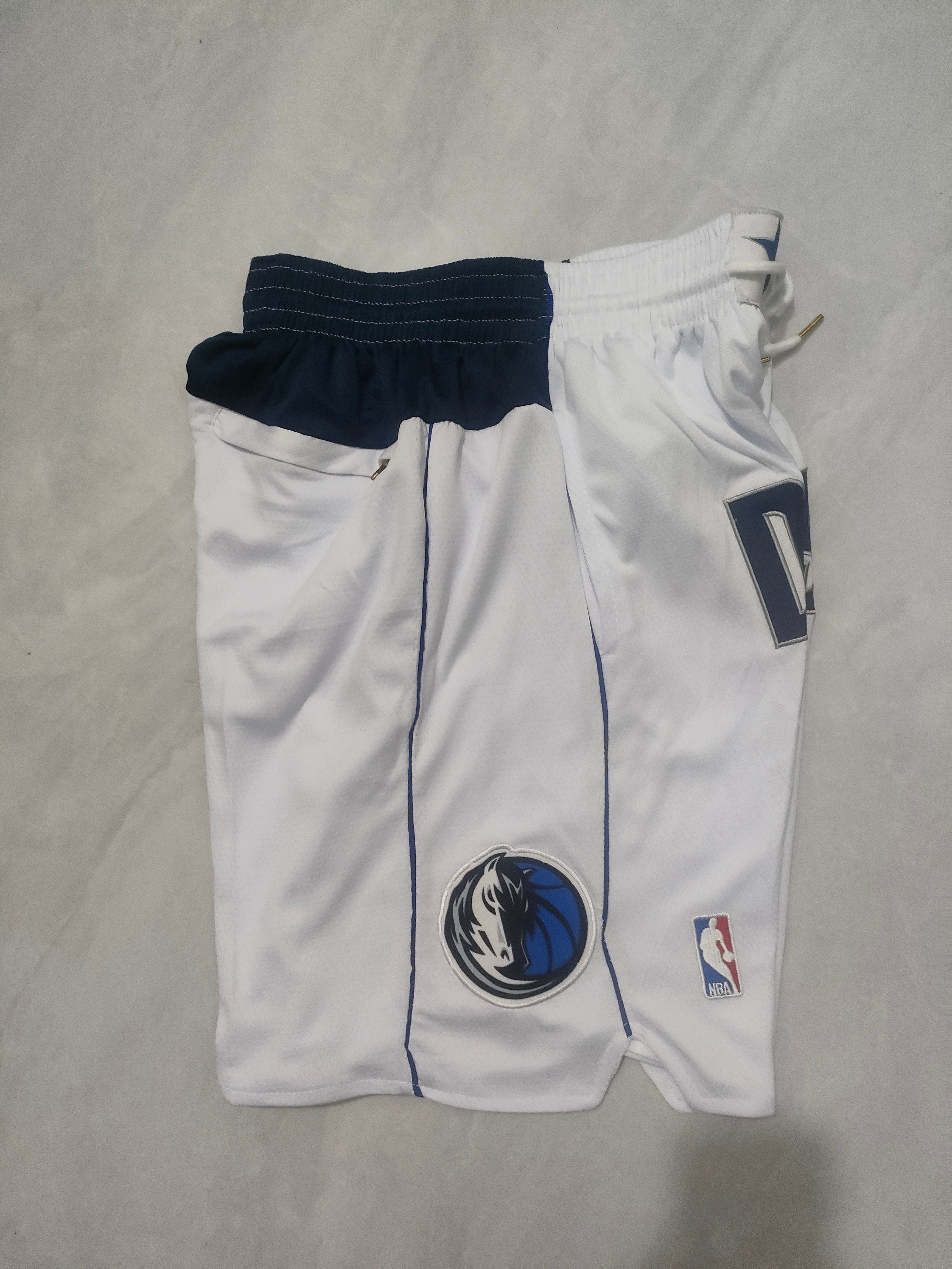 Dallas Mavericks White Regular Pocket Pants
