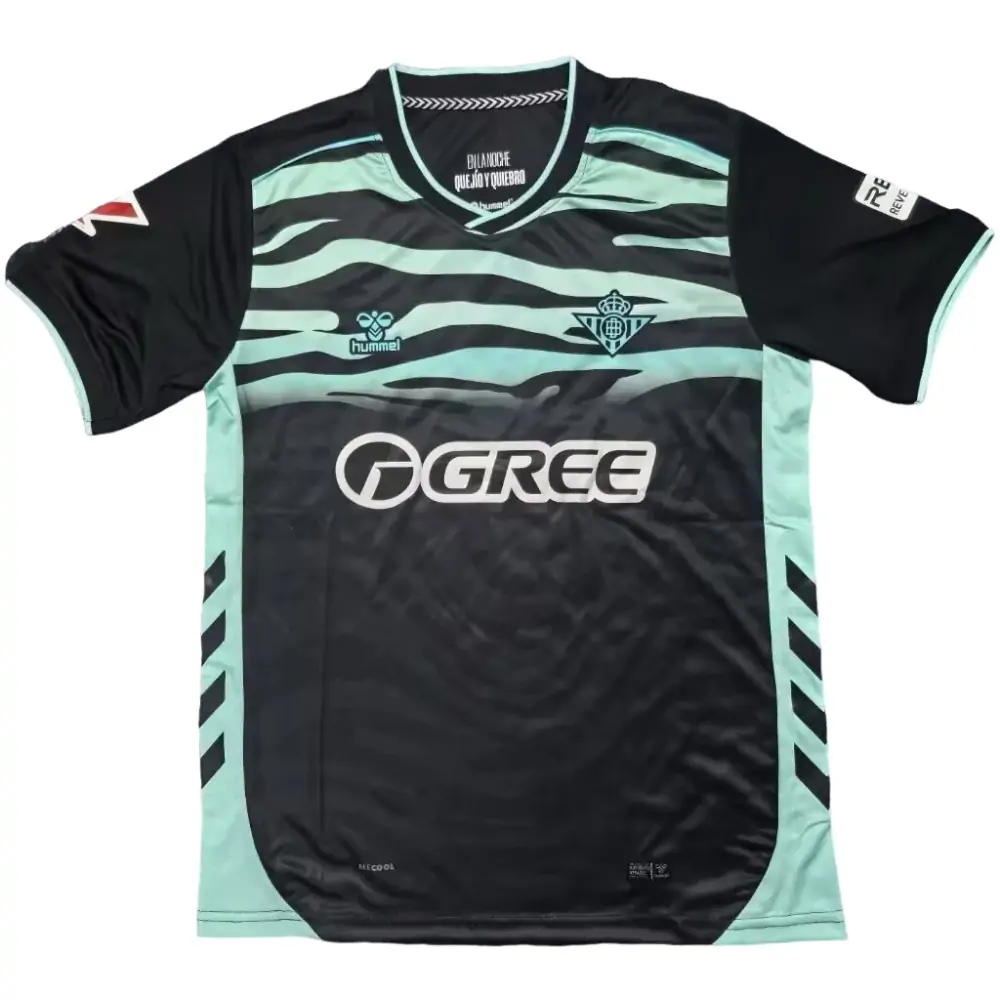 2025-2026 Betis Second Away Jersey Black - Fan Edition