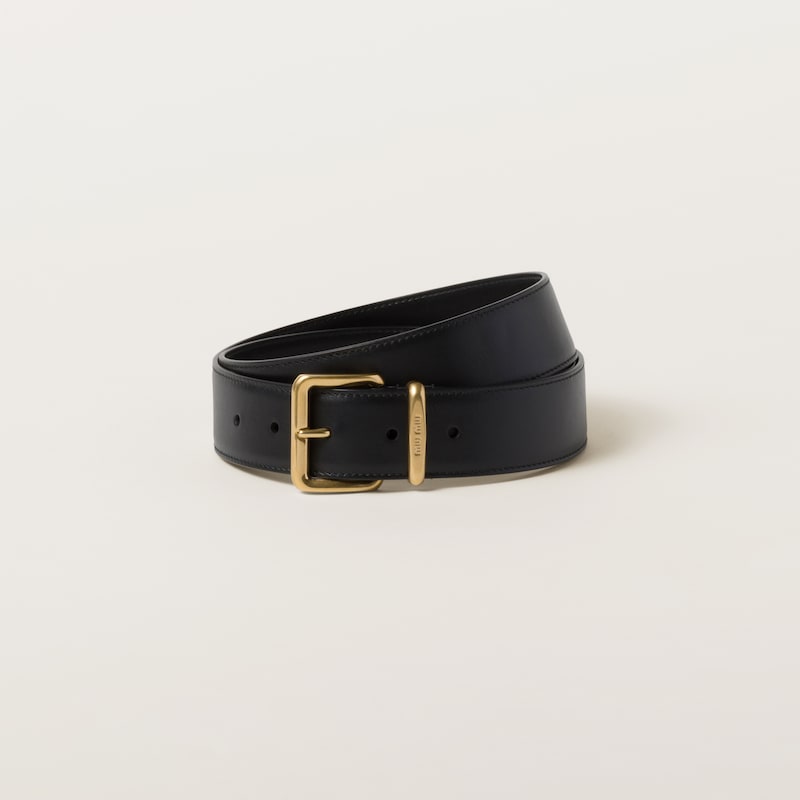 Leather belt