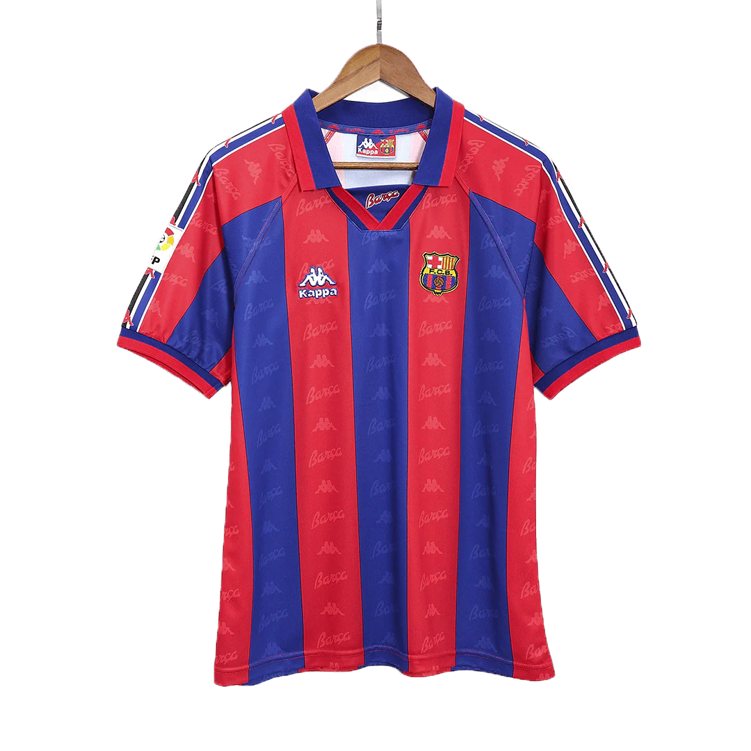 Guardiola #4 Barcelona 1996/97 Retro Home Soccer Jersey