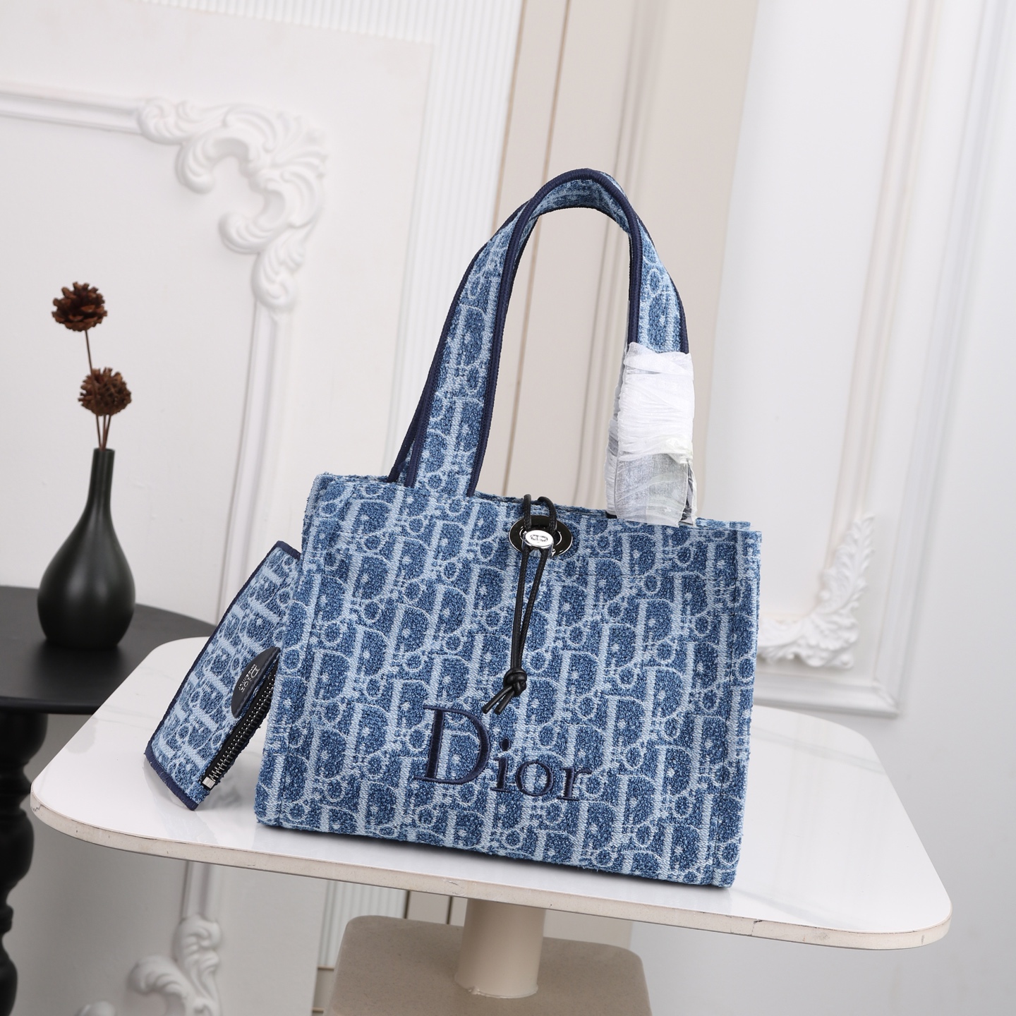 Dior Dioriviera Spongy Book Tote Bag