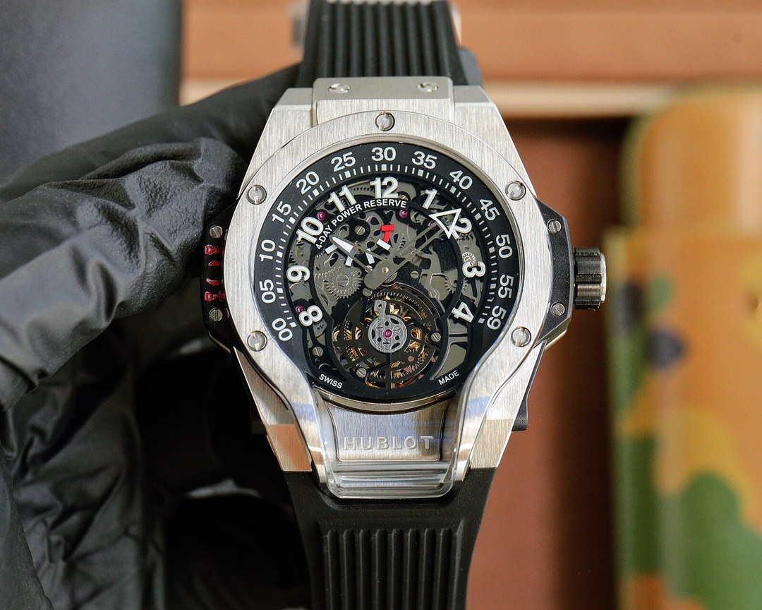 【Super Clone】Hublot MP-13 Tourbillon Bi-Axis Retrograde 913.NX.1170.RX 44 mm