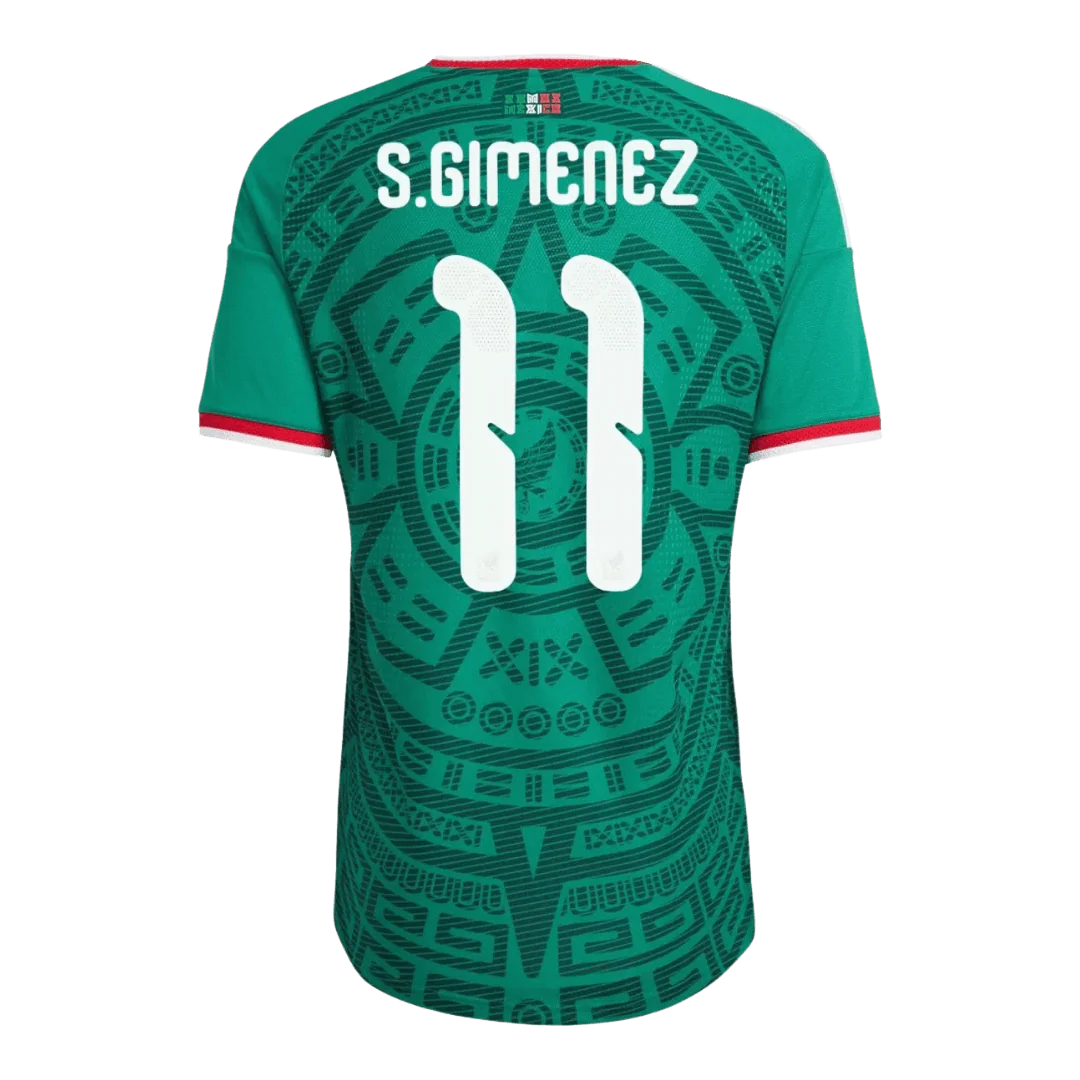 S.GIMÉNEZ #11 Mexico Player Version Home Soccer Jersey 2026 World Cup