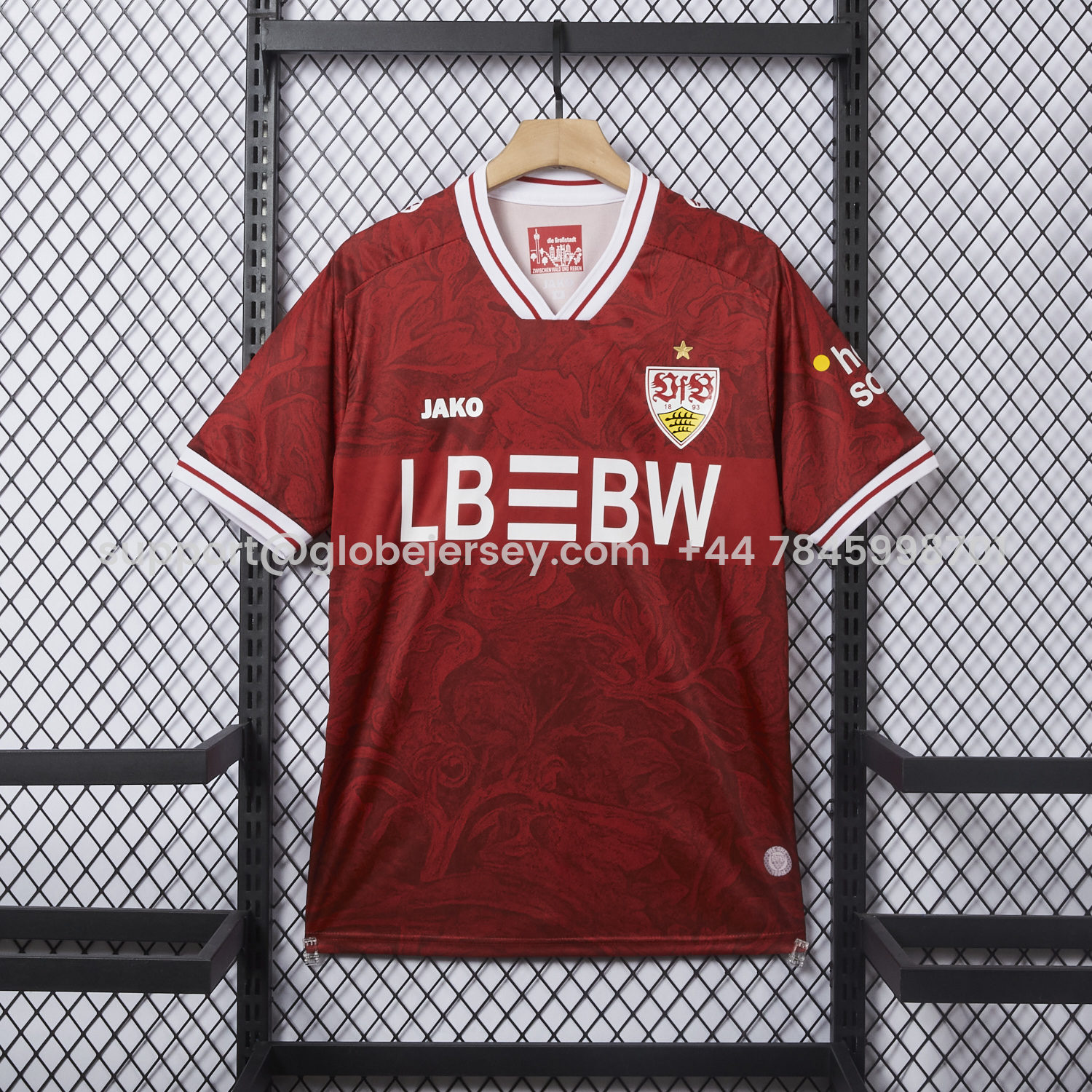 VfB Stuttgart 25-26 Away Red Jersey - Fans Version