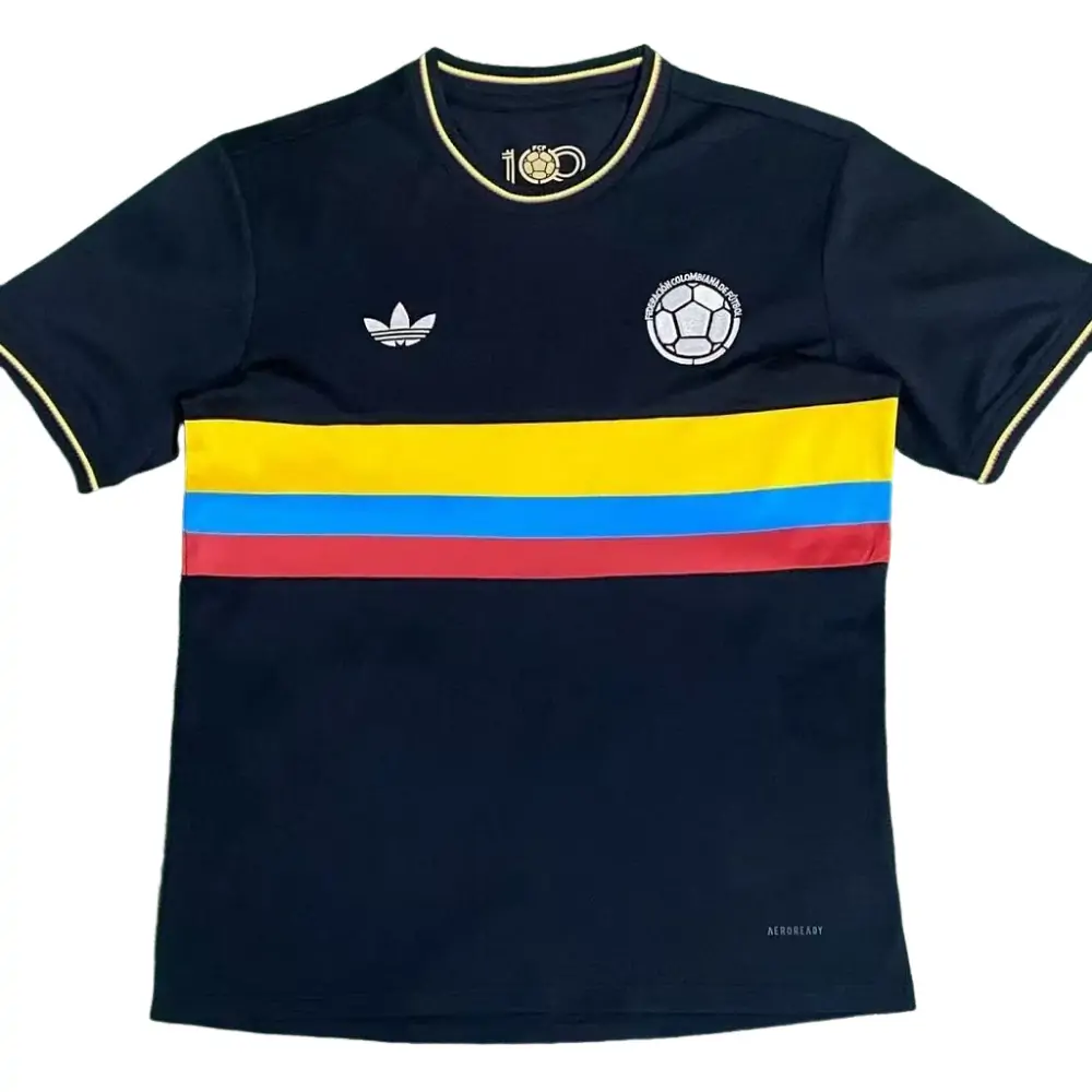 2024-25 Colombia Special Edition 100th Anniversary Black Jersey - Fan Edition