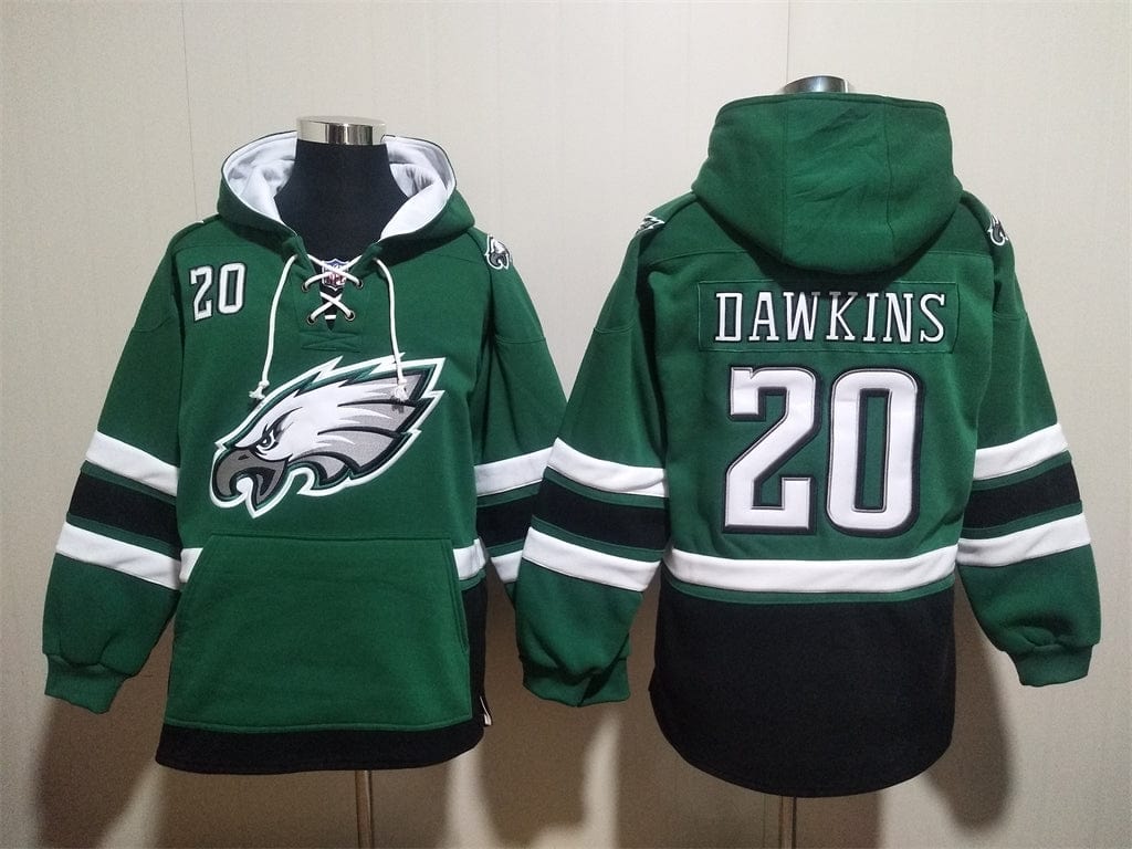 Philadelphia Eagles Hoodie #20 DAWKINS(With Pockets)