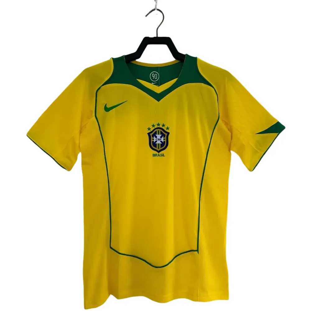 2004 Brazil home retro jersey-Fans