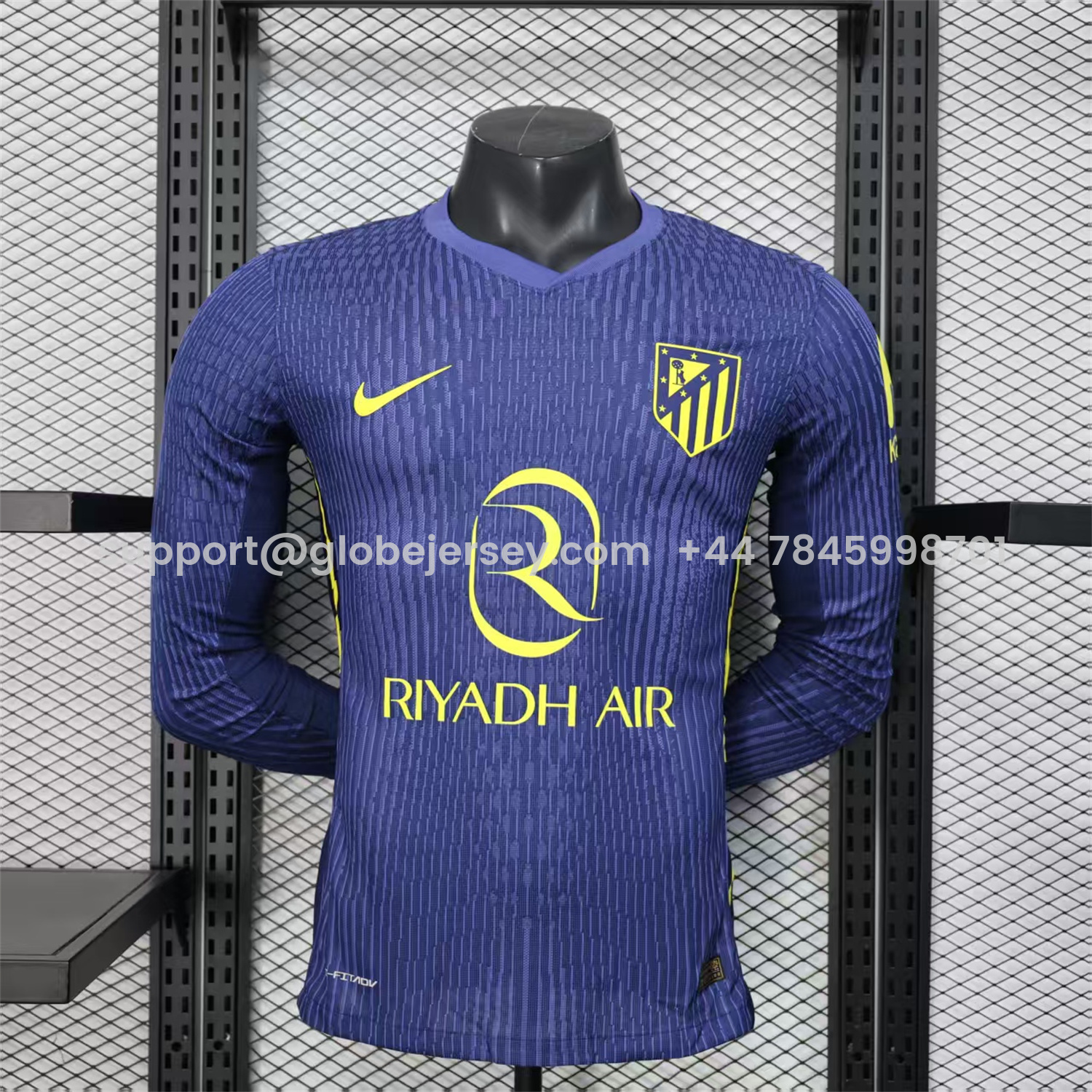 Atletico Madrid 25-26 Away Long Sleeves Jersey - Player Version