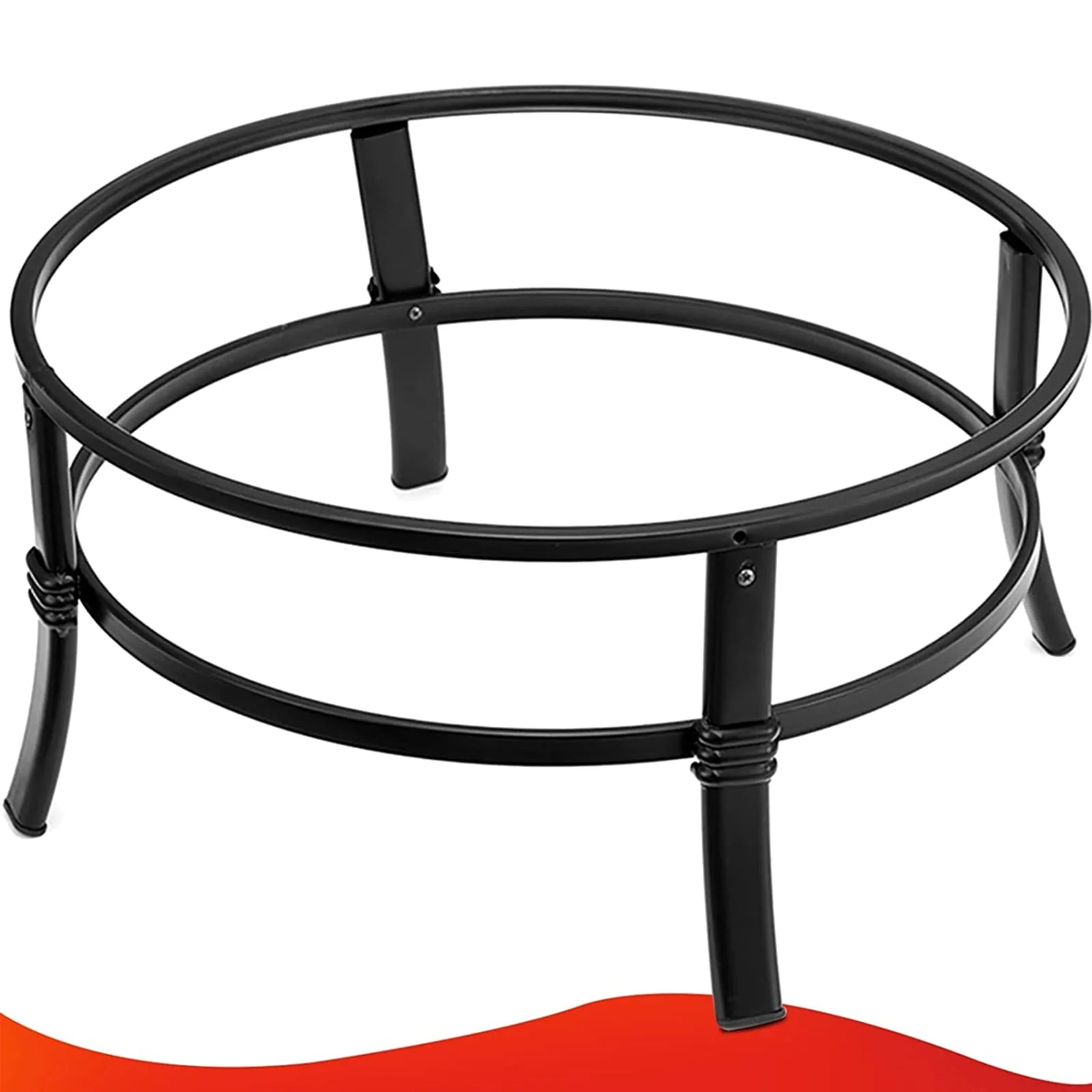 Singlyfire 26 inch Fire Pit for Outside Portable Wood Small Bowl for with Log Grate, Poker