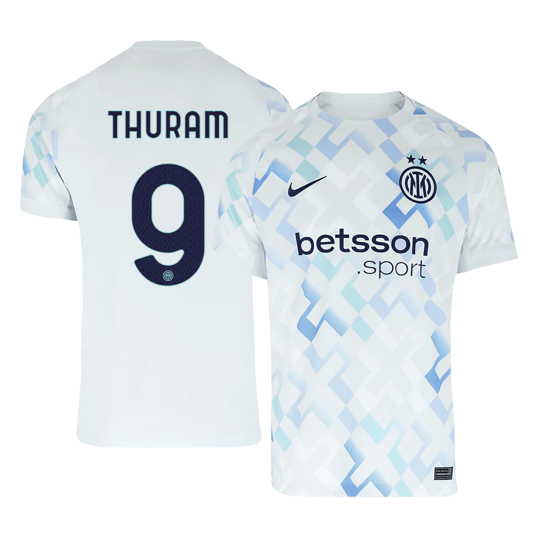 THURAM #9 Inter Milan Away Soccer Jersey 2025/26