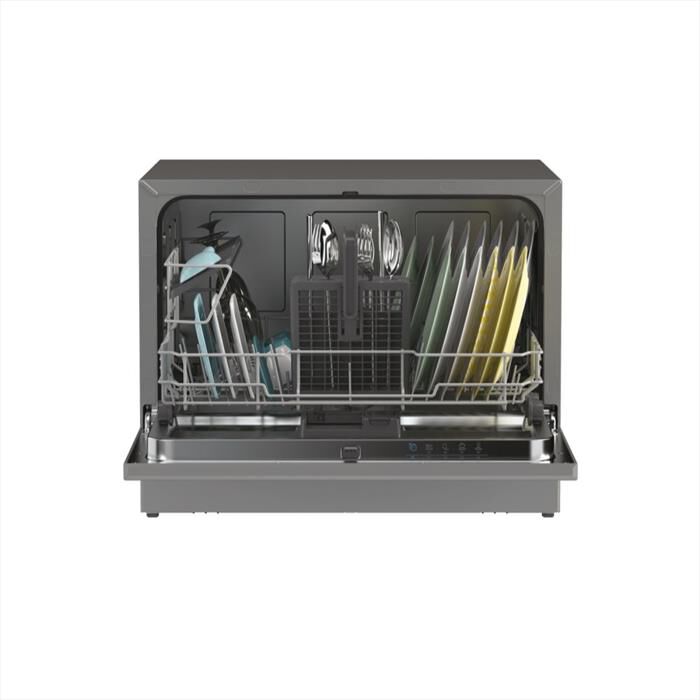 CANDY - Lavastoviglie CP 6E51LS Classe E 6 coperti-Stainless steel
