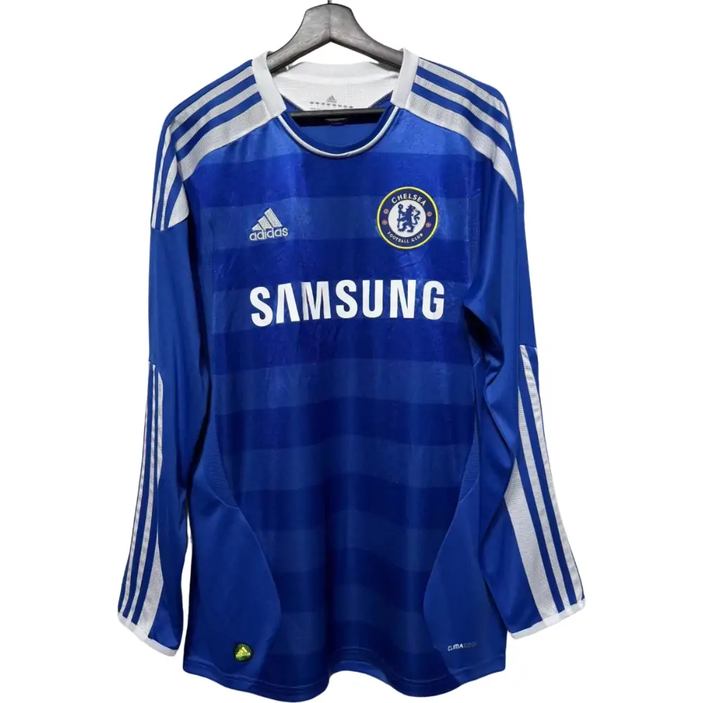 11-12 Chelsea Home League Long Sleeve Shirt - Fans Edition