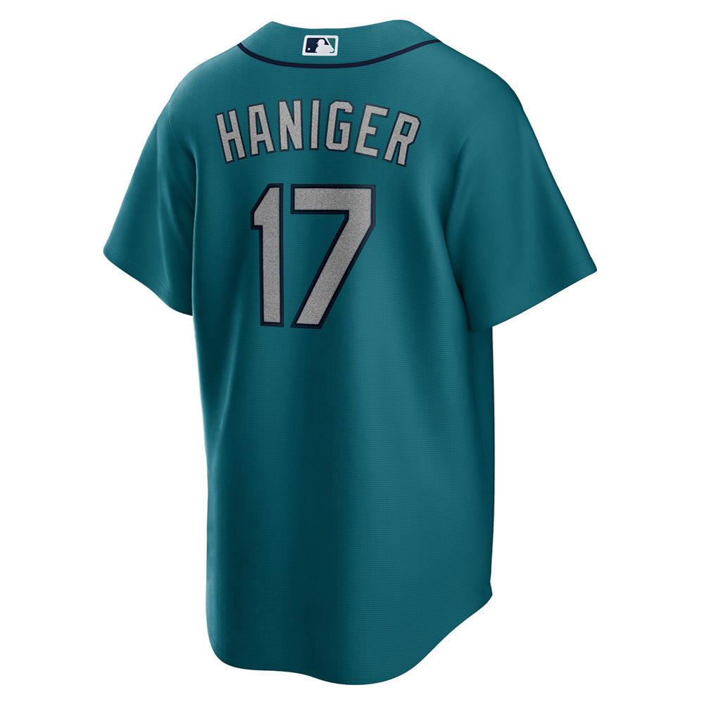 Men's Seattle Mariners Mitch Haniger Alternate Player Name Jersey - Aqua